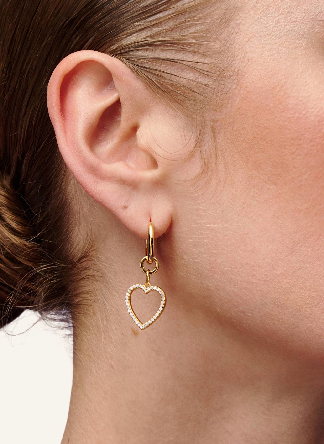 OHH LUILU Anhänger BIG HEART OF MINE by GLAMBOU: GOLD