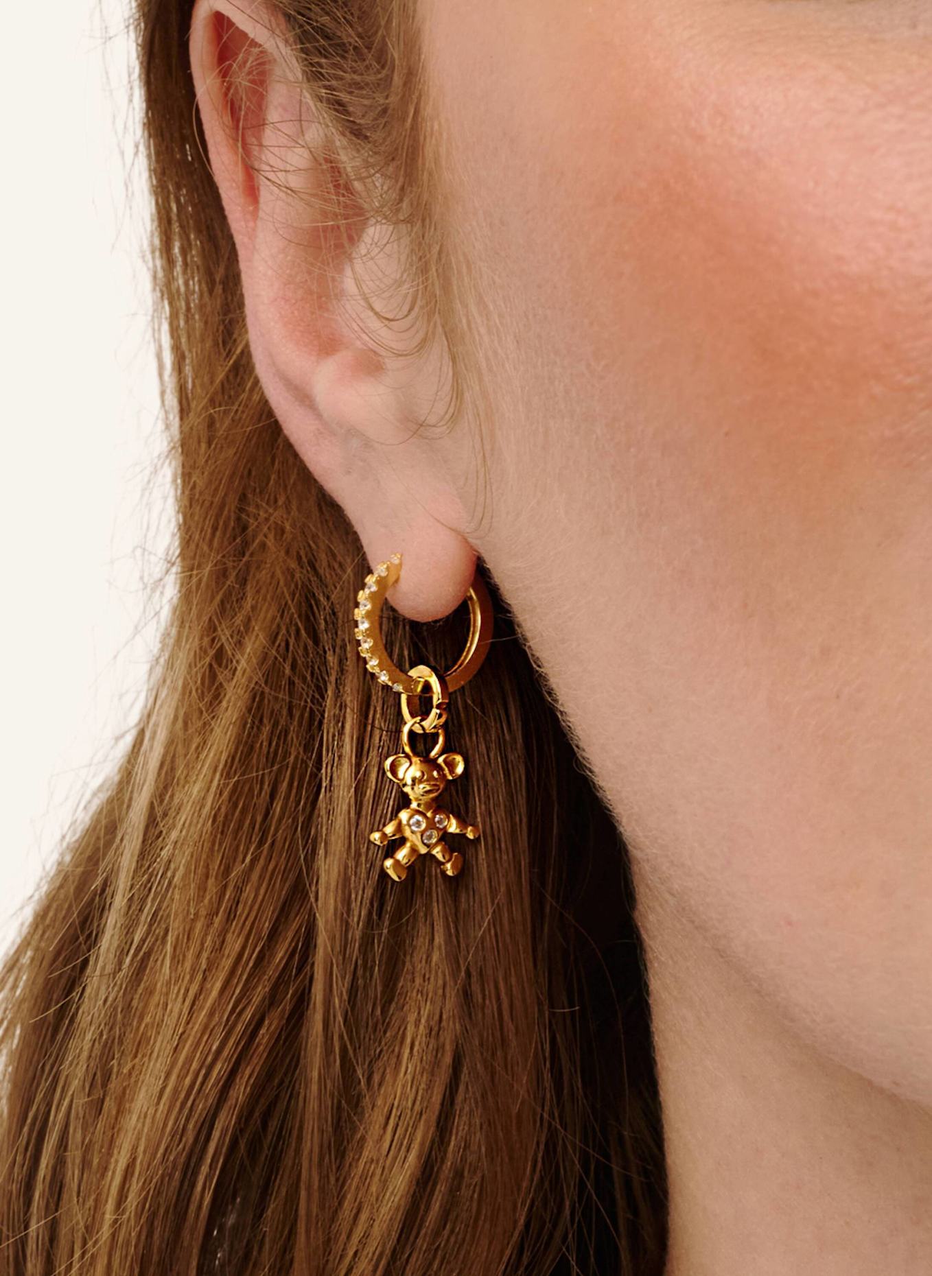 OHH LUILU Anhänger FREE BEAR HUGS by GLAMBOU: GOLD