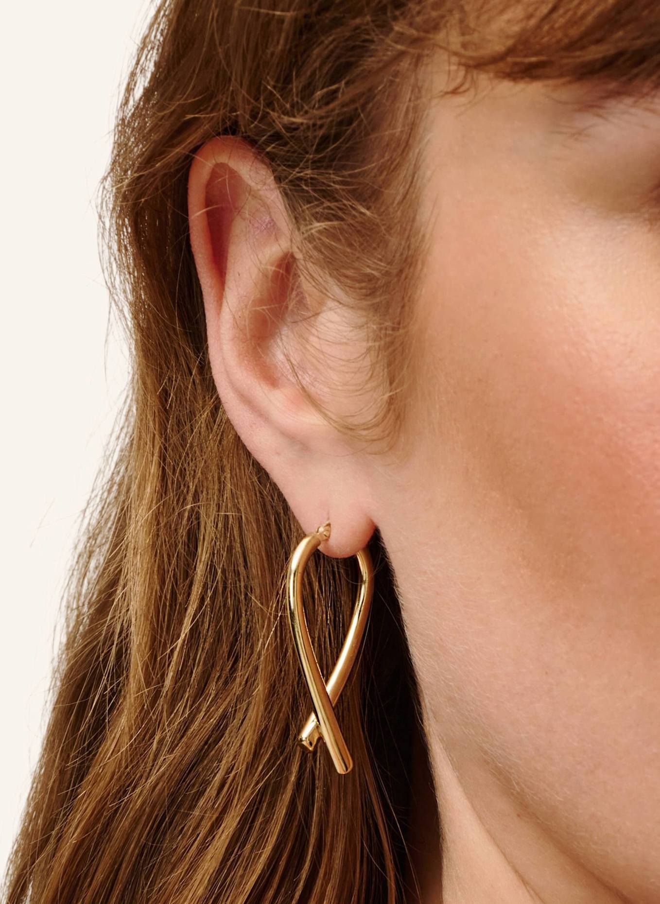 Pompidou Ohrringe SERINA LARGE by GLAMBOU: GOLD