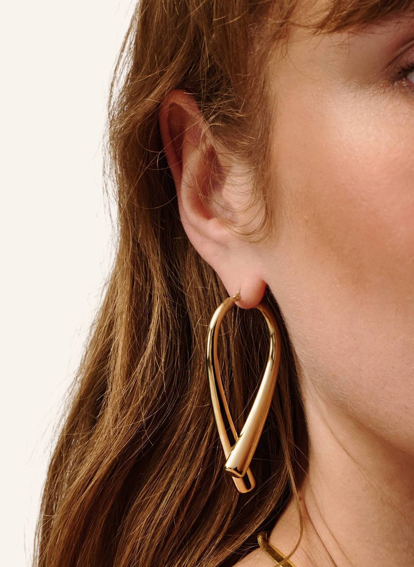 Pompidou Ohrringe SERINA SMALL by GLAMBOU: GOLD