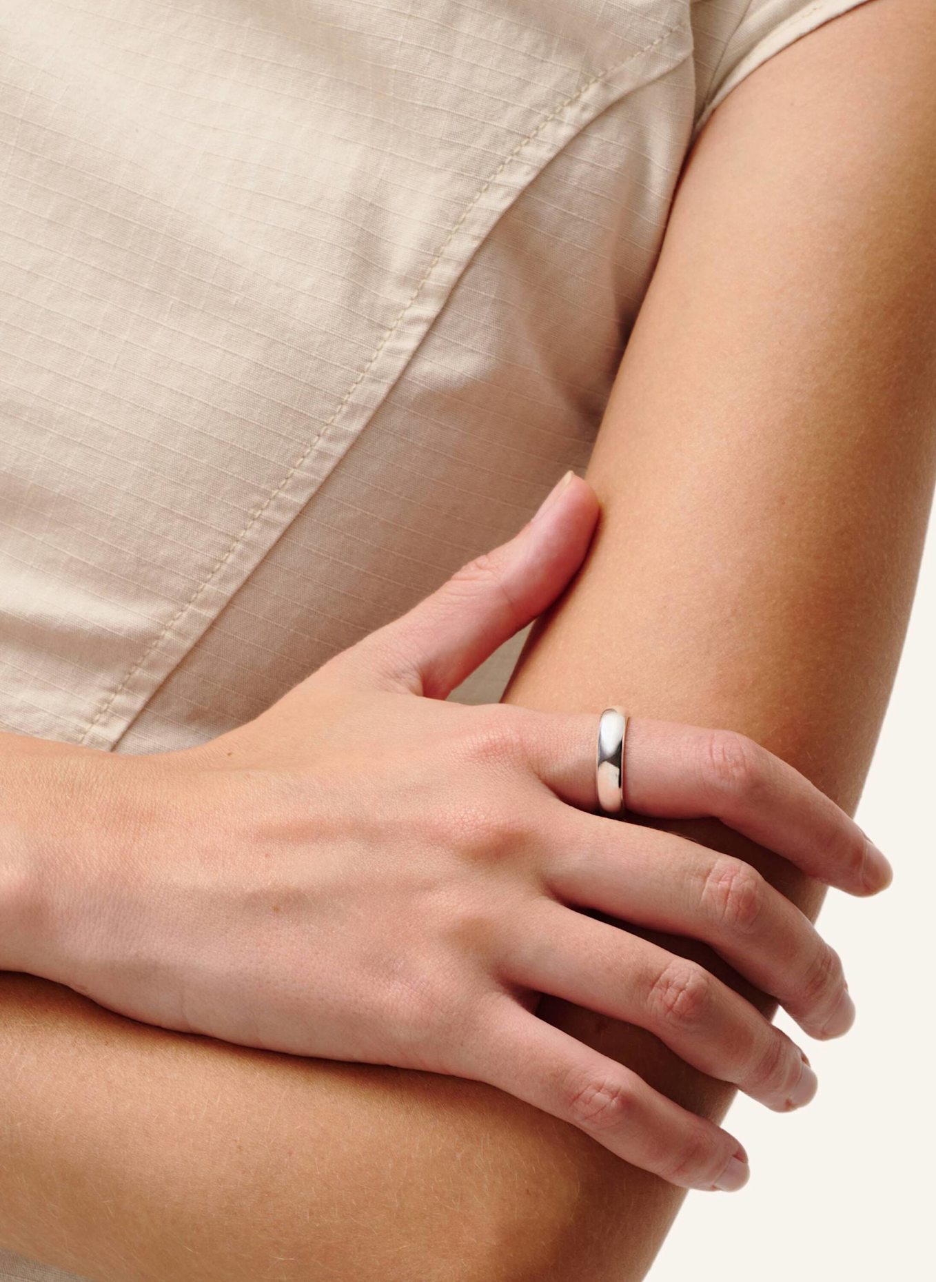 Pompidou Ringe ELLA by GLAMBOU: SILBER