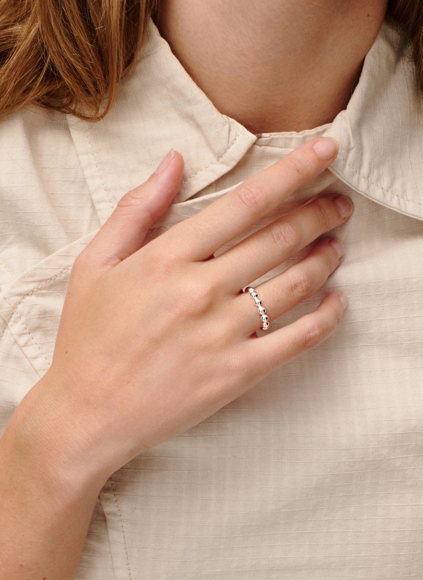 Pompidou Ringe MARA by GLAMBOU: SILBER