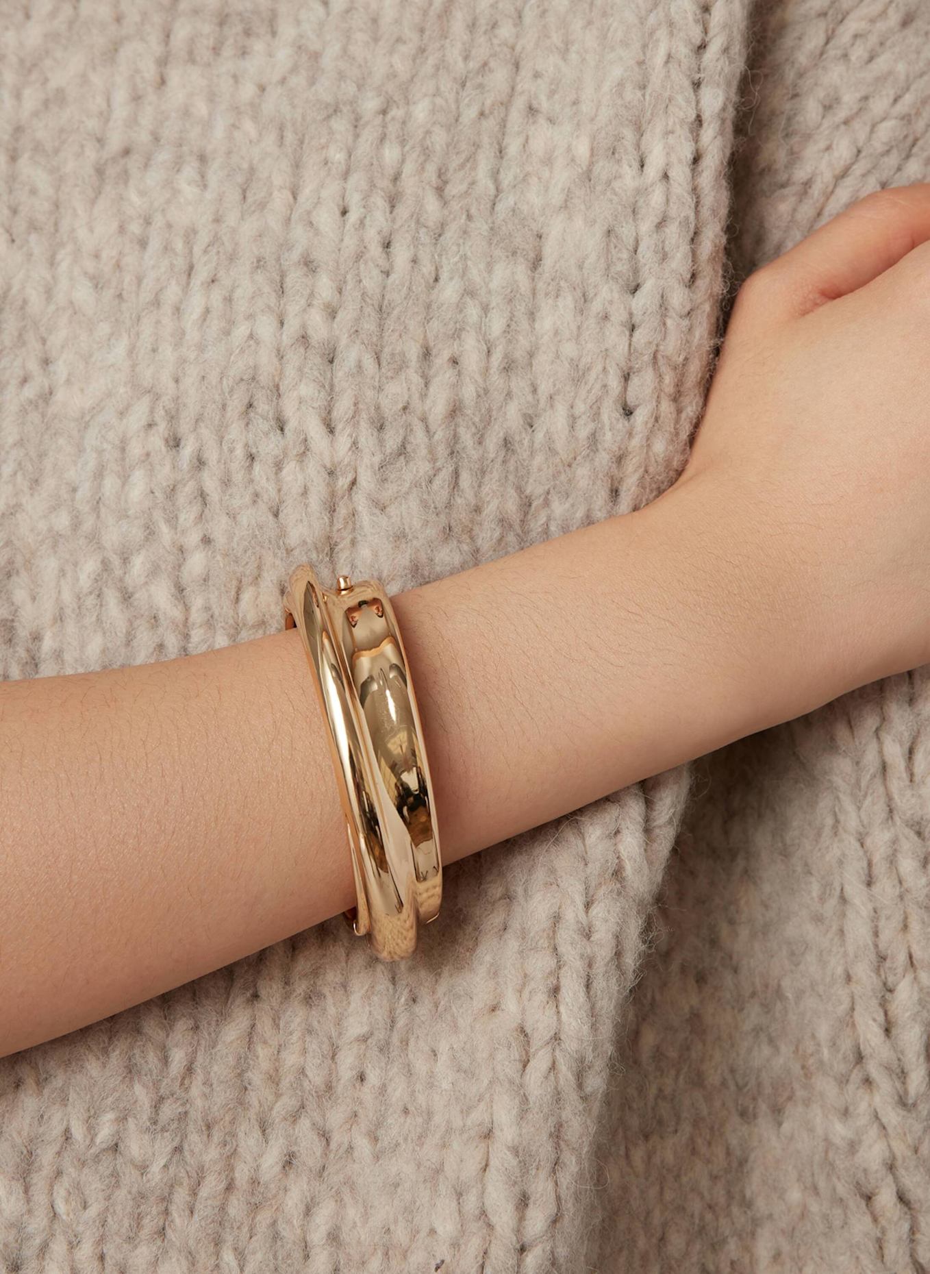 Jenny Bird Armreifen LENNON BANGLE by GLAMBOU: GOLD
