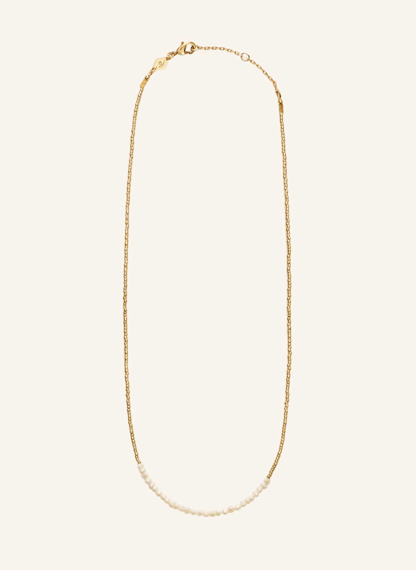 ANNI LU Halskette SLIM PEARLY GOLD by GLAMBOU: GOLD