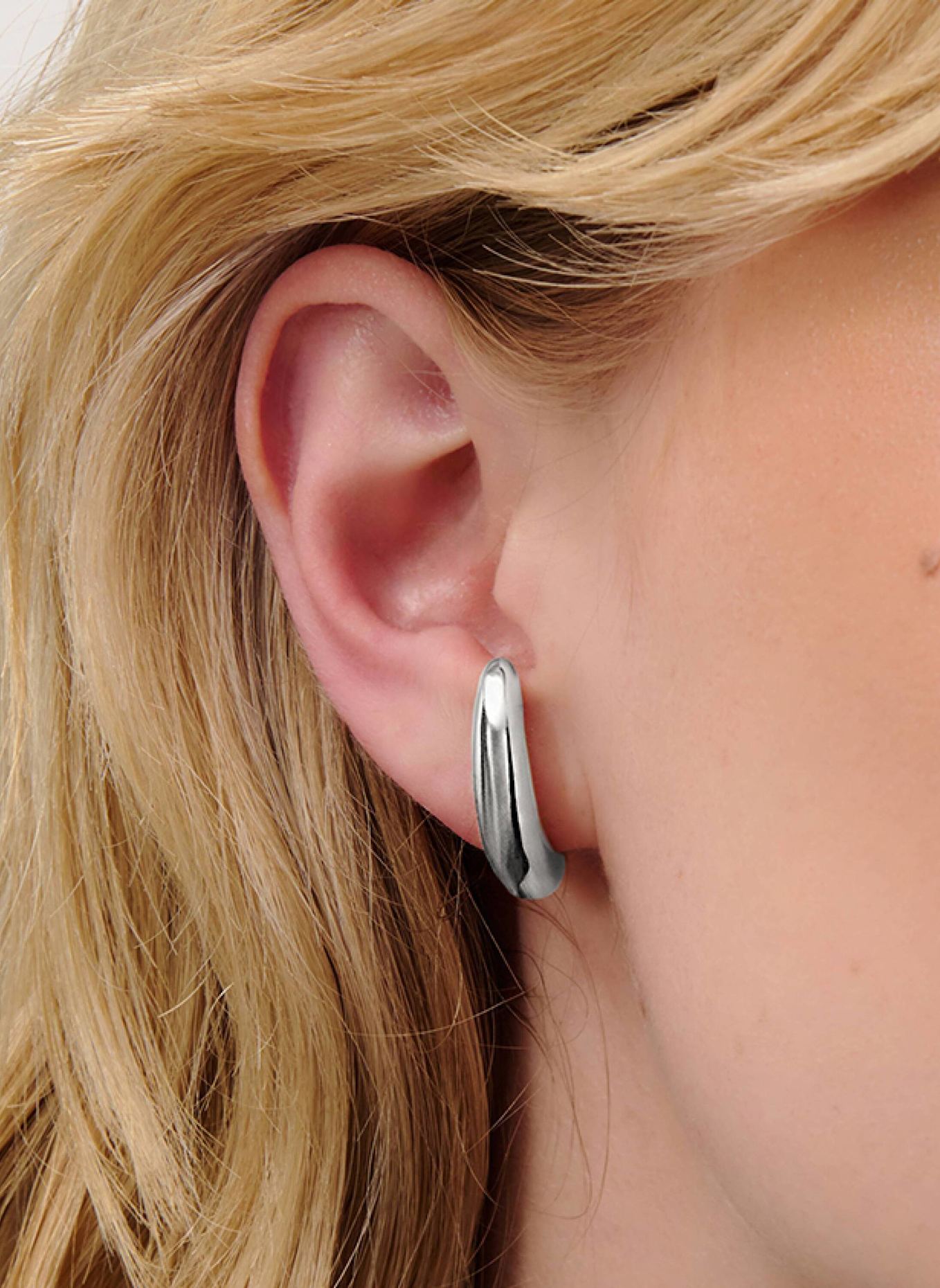 OHH LUILU Single-Ohrring AMARA MINI STUD by GLAMBOU: SILBER