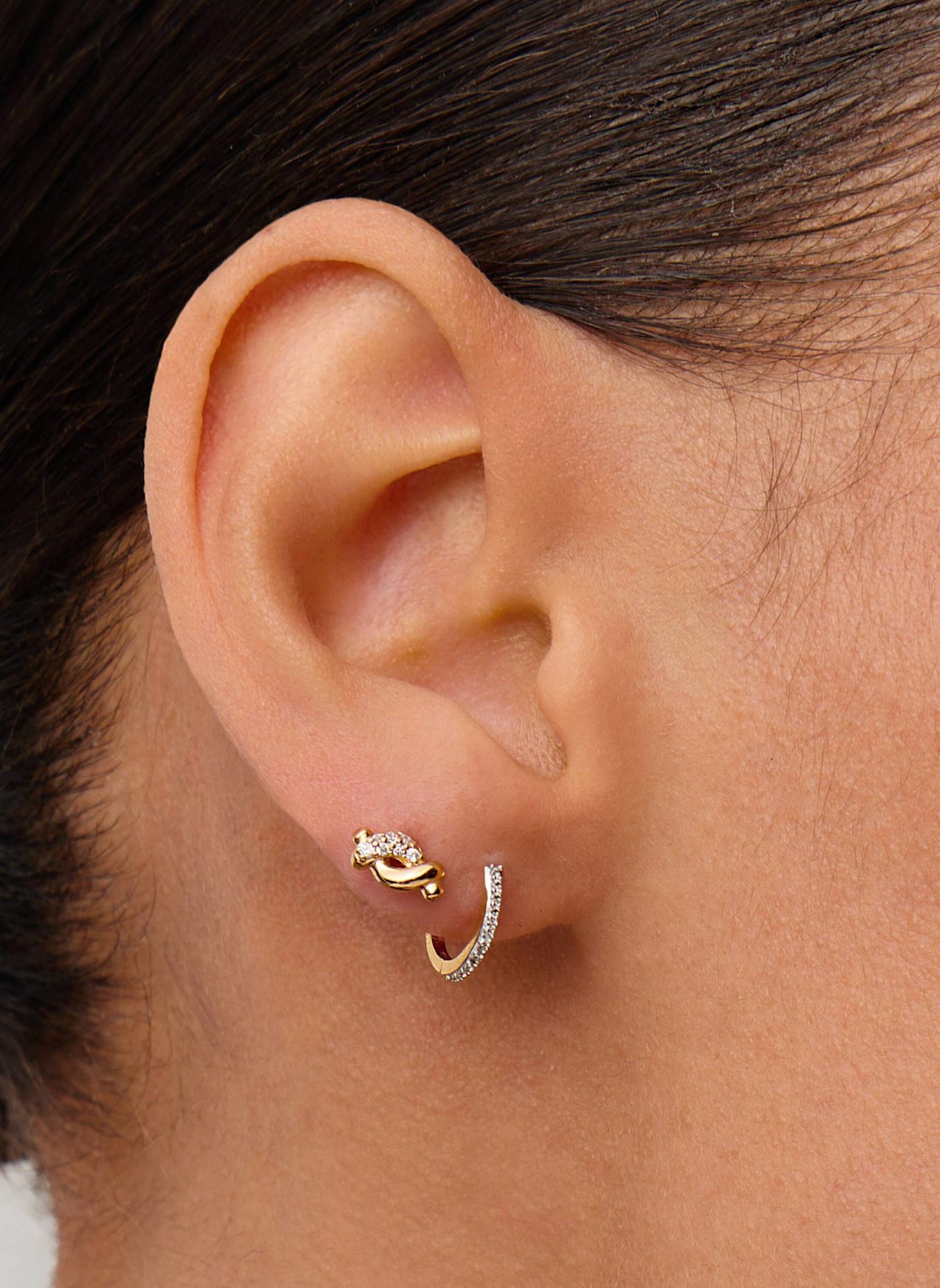 MISSOMA Ohrringe MOLTEN SNOW by GLAMBOU: GOLD