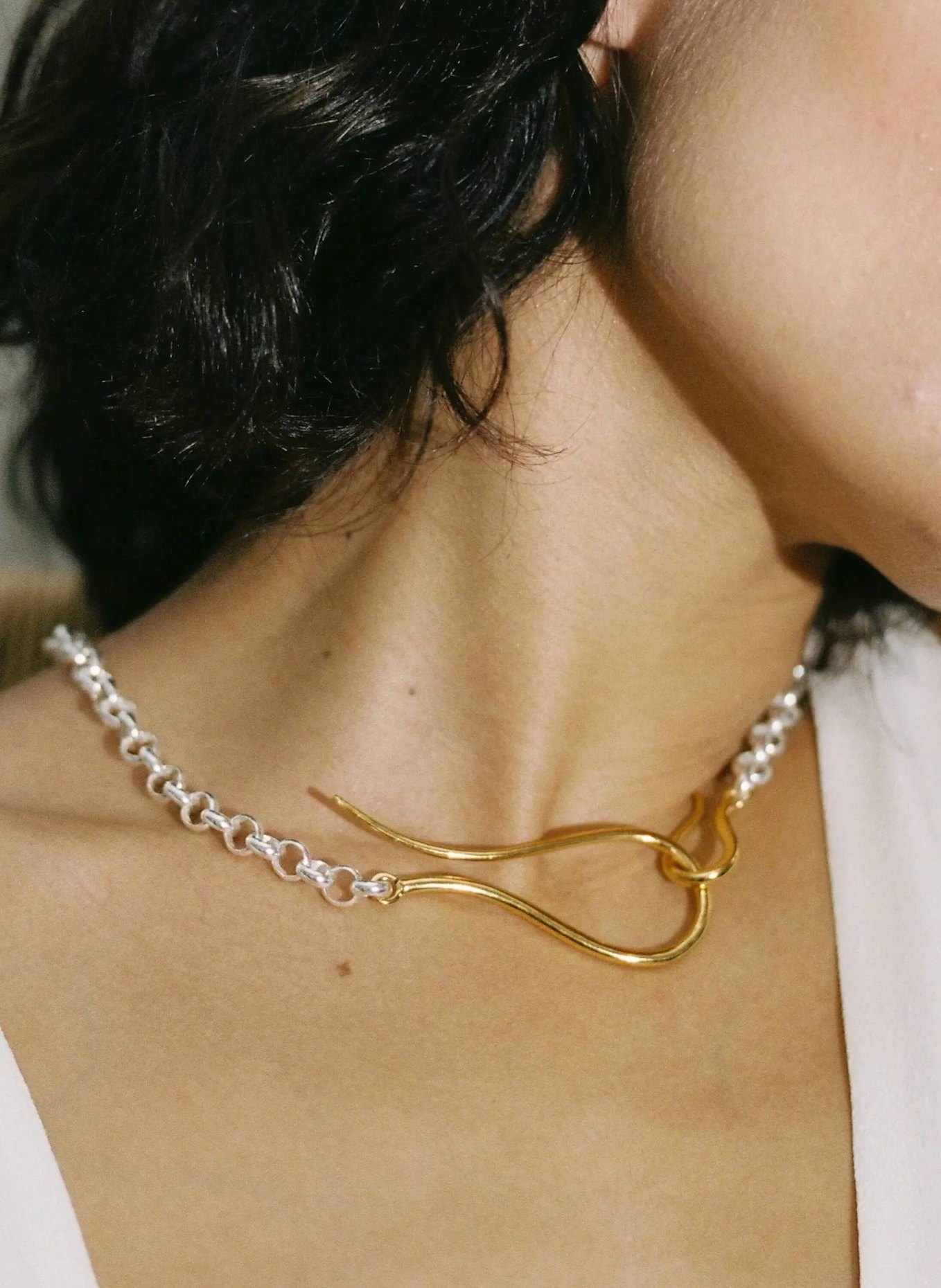 Shyla London Ketten HOOK NECKLACE MIXED by GLAMBOU: SILBER