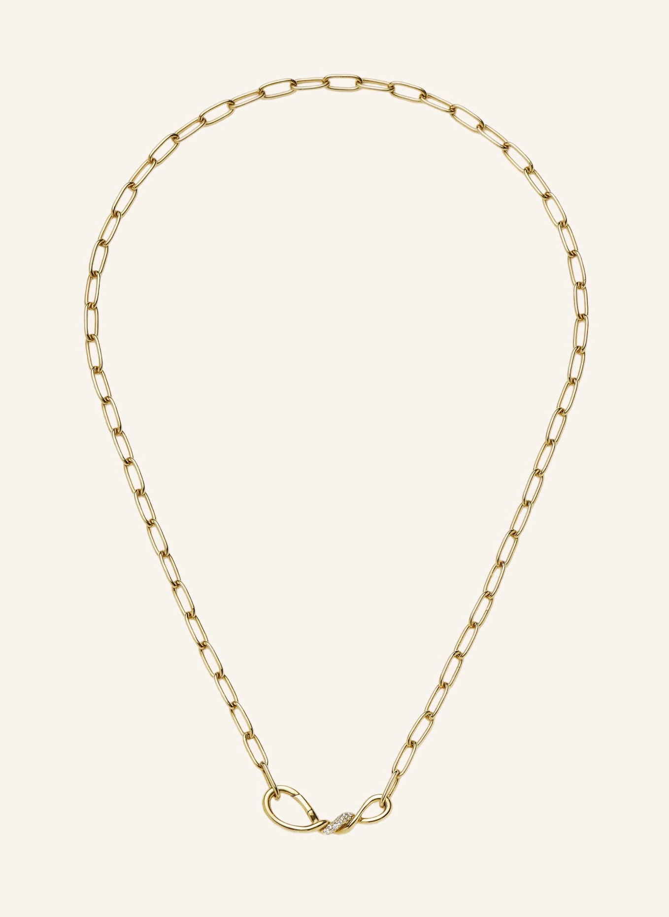 MISSOMA Halsschmuck MOLTEN SNOW PAPERCLIP by GLAMBOU: GOLD