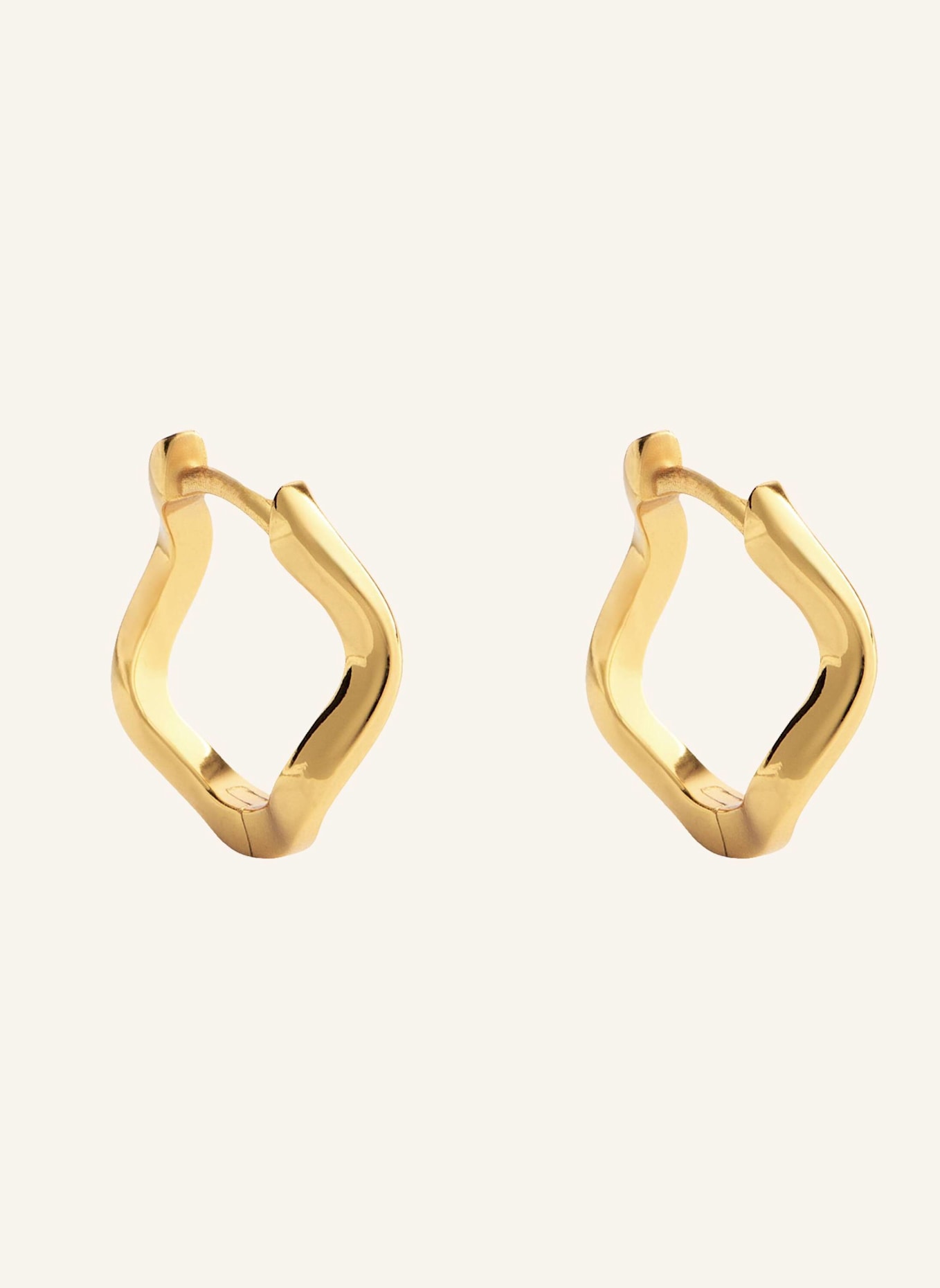 OHH LUILU Kreolen CIANA LARGE by GLAMBOU: GOLD