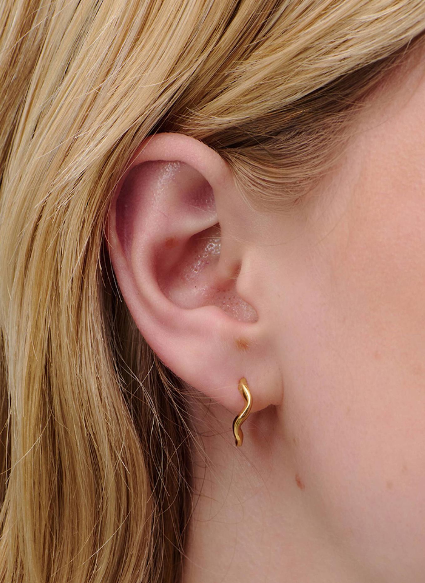 OHH LUILU Kreolen CIANA LARGE by GLAMBOU: GOLD