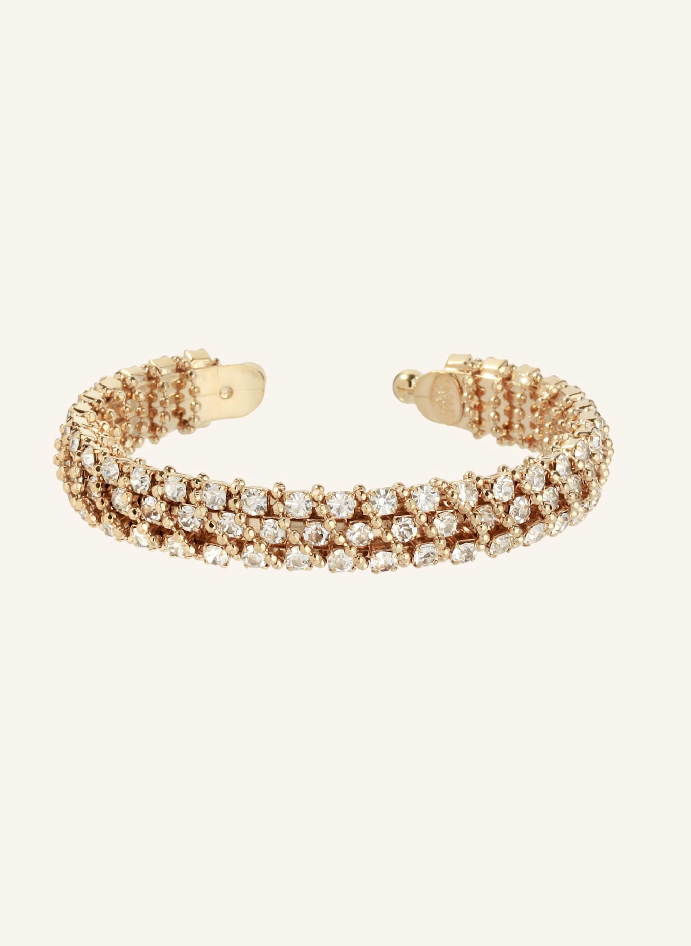 GAS BIJOUX Armband IZILDA STRASS by GLAMBOU: GOLD