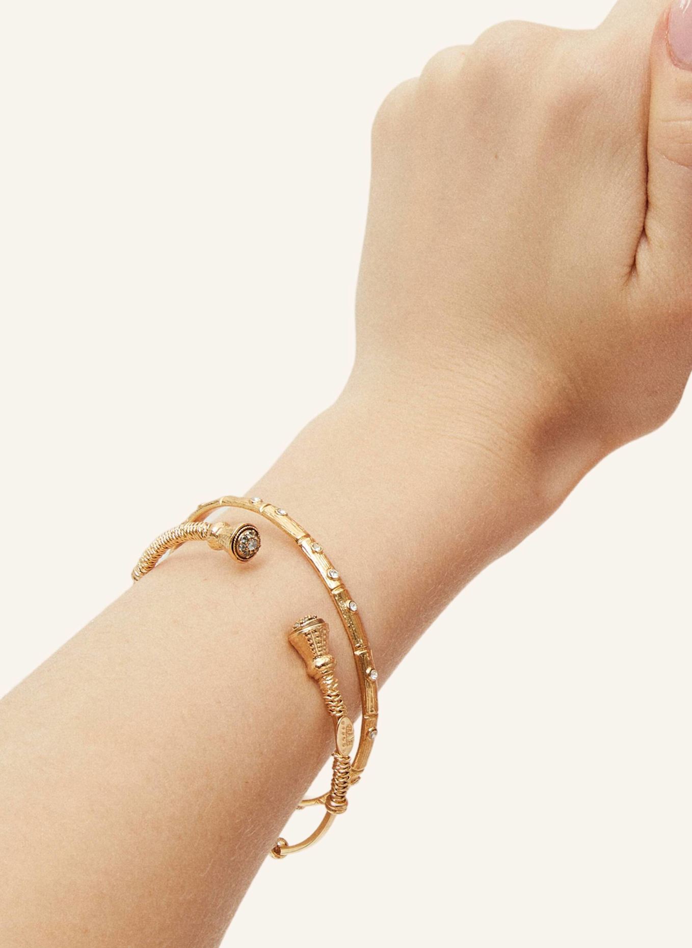 GAS BIJOUX Armband EPIQUE STRASS by GLAMBOU: GOLD