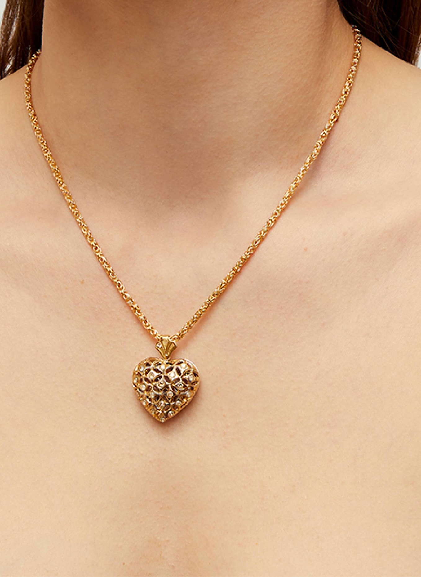 GAS BIJOUX Halskette CORACAO SMALL by GLAMBOU: GOLD