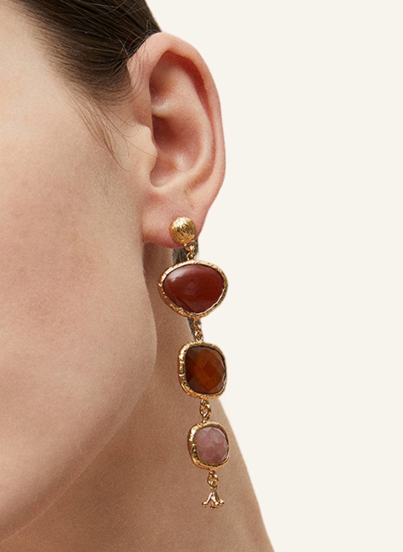 GAS BIJOUX Ohrhänger SILENE by GLAMBOU: GOLD