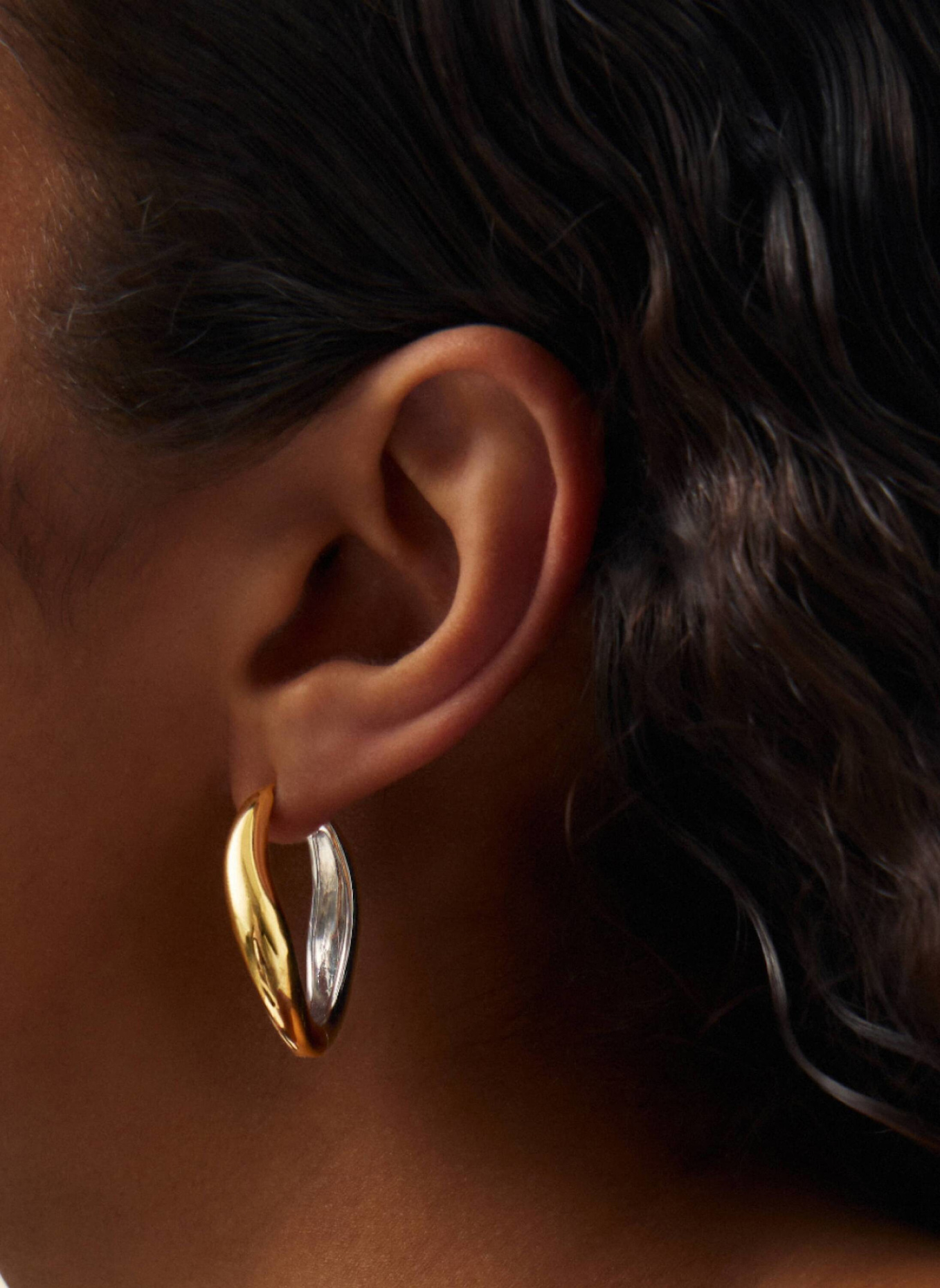 MISSOMA Creolen SAVI SIGNATURE MEDIUM HOOPS by GLAMBOU: GOLD