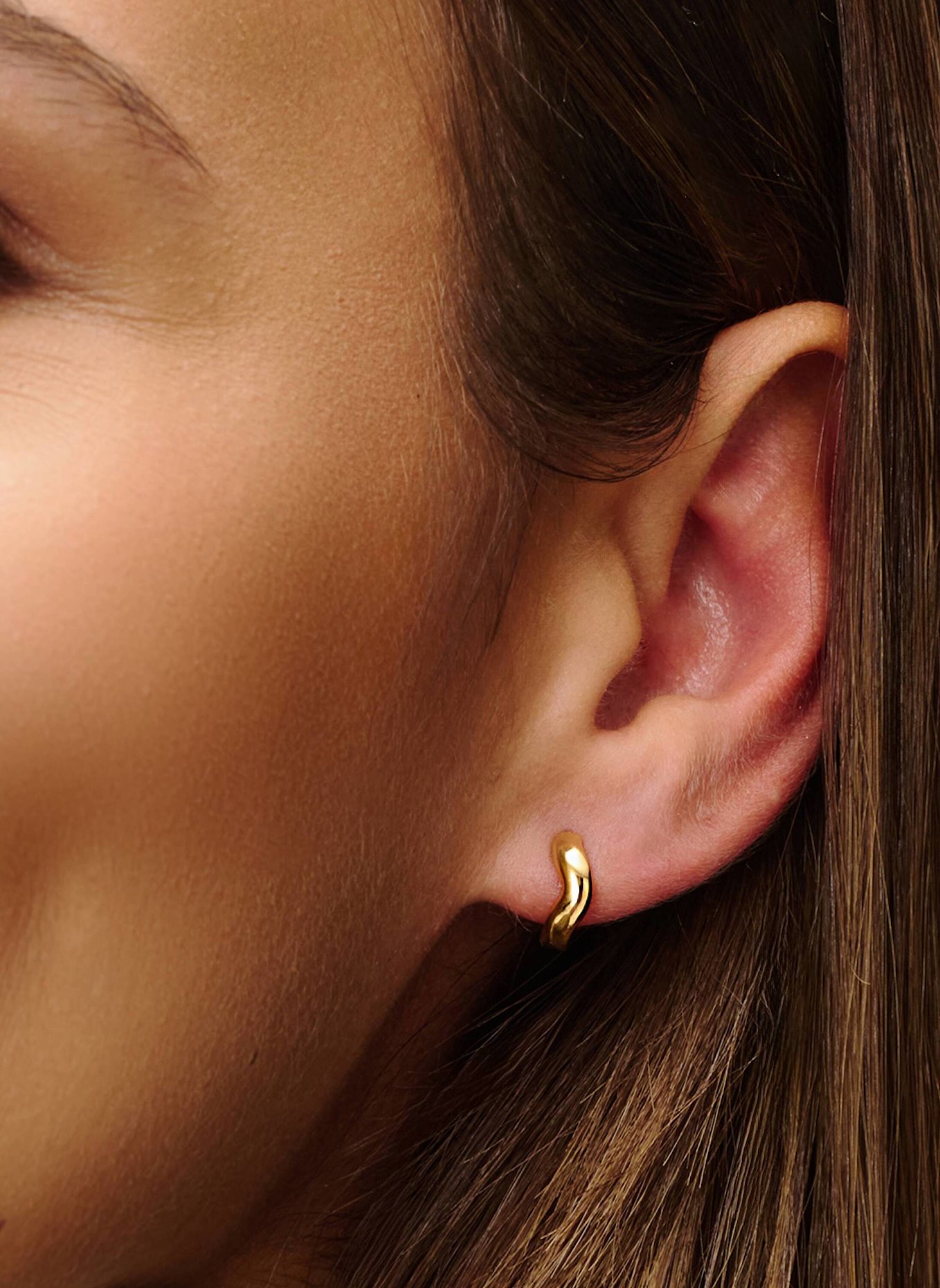 OHH LUILU Creolen CIANA SMALL by GLAMBOU: GOLD