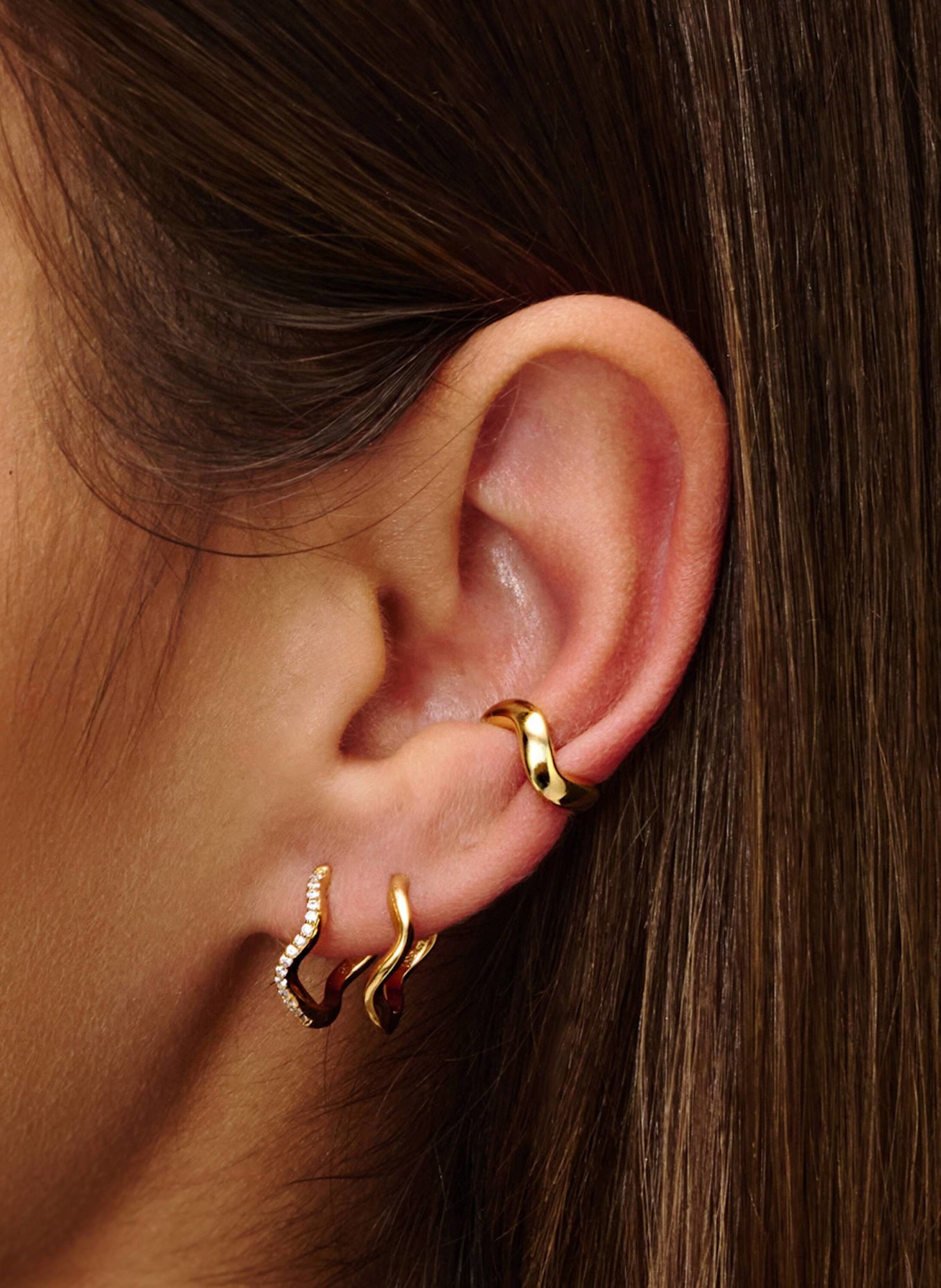 OHH LUILU Ohrhänger LEAH by GLAMBOU: GOLD