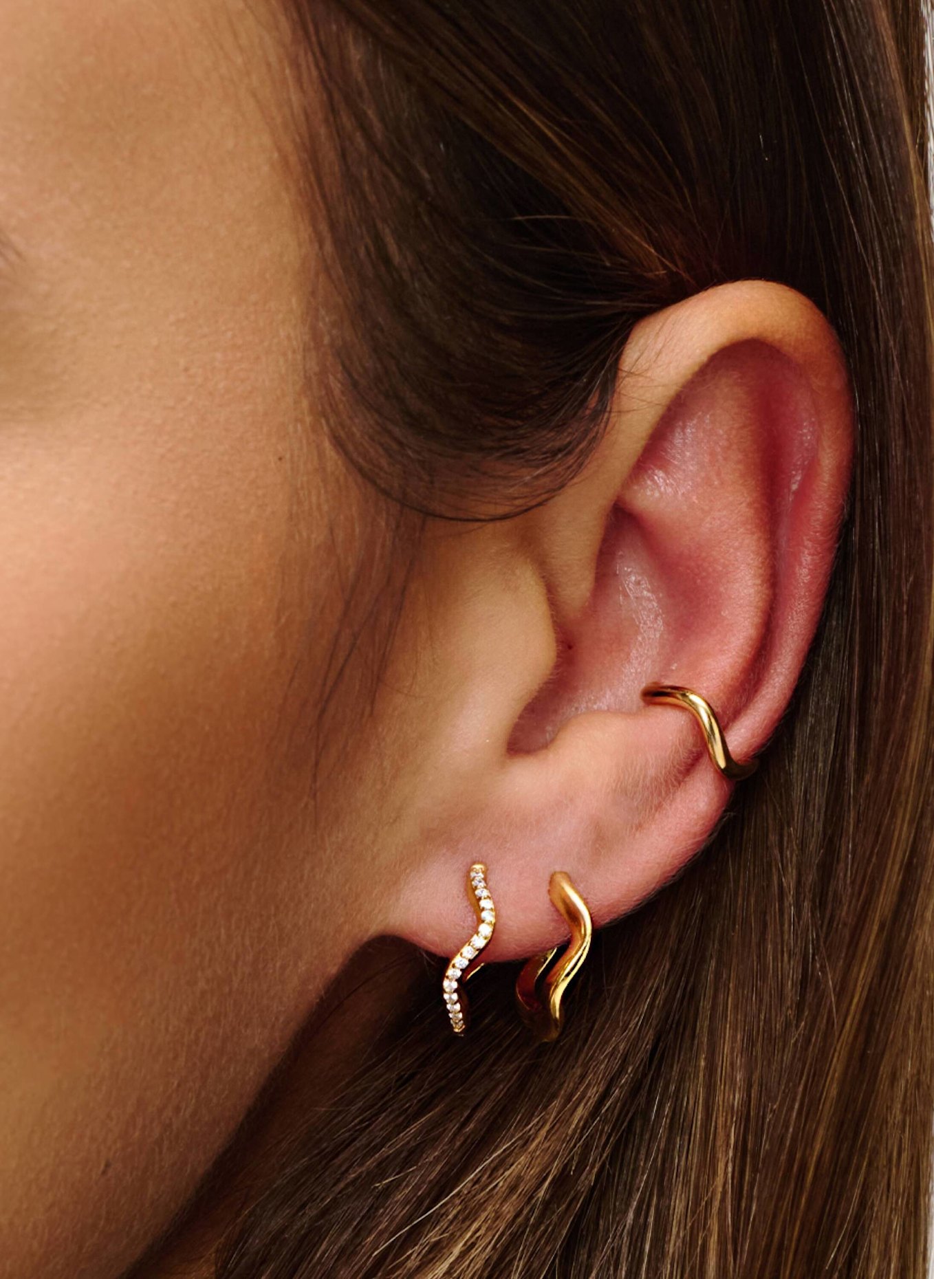 OHH LUILU Ohrhänger CIANA by GLAMBOU: GOLD