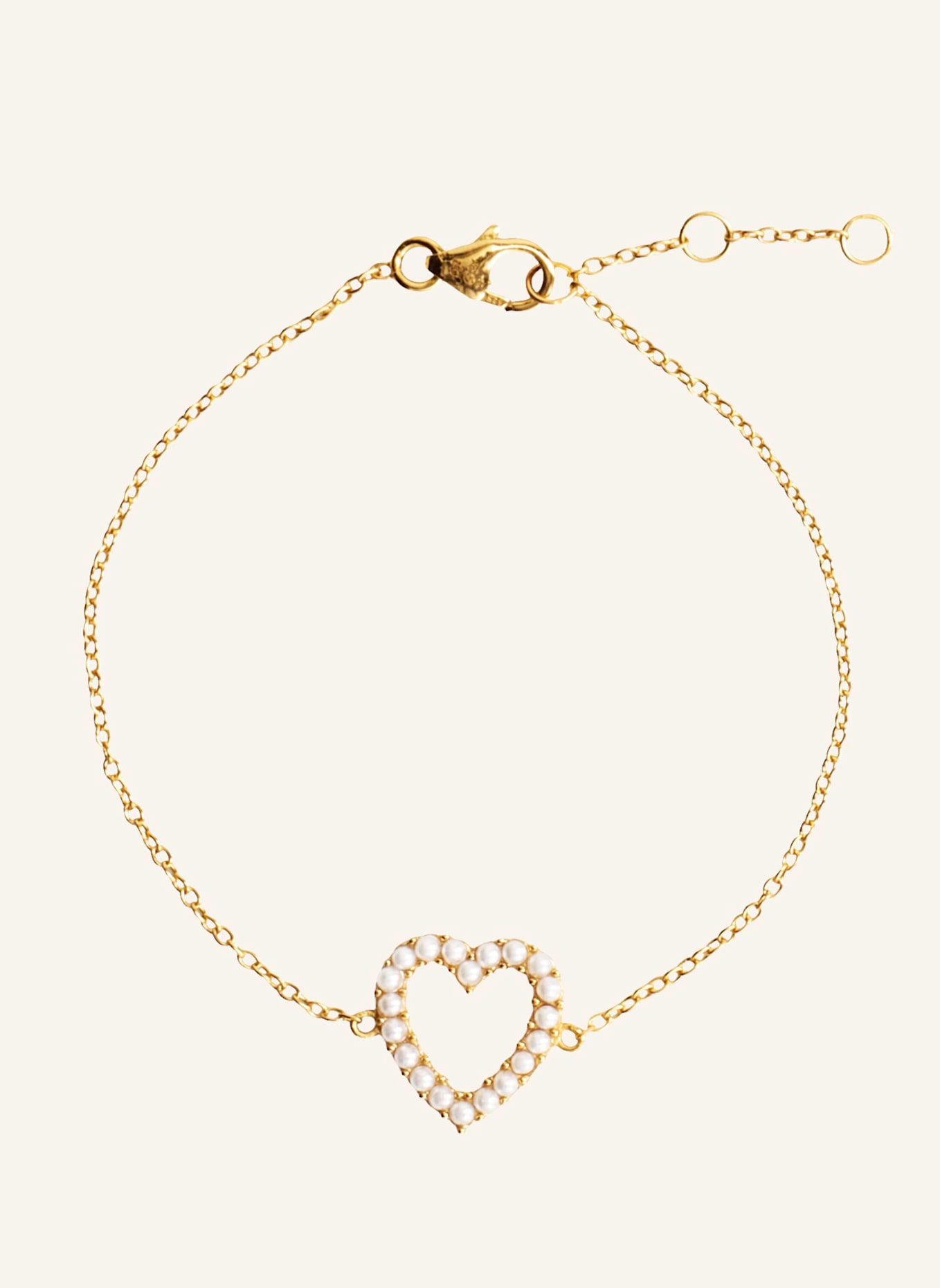 OHH LUILU Armbänder ETERNAL HEART by GLAMBOU: GOLD