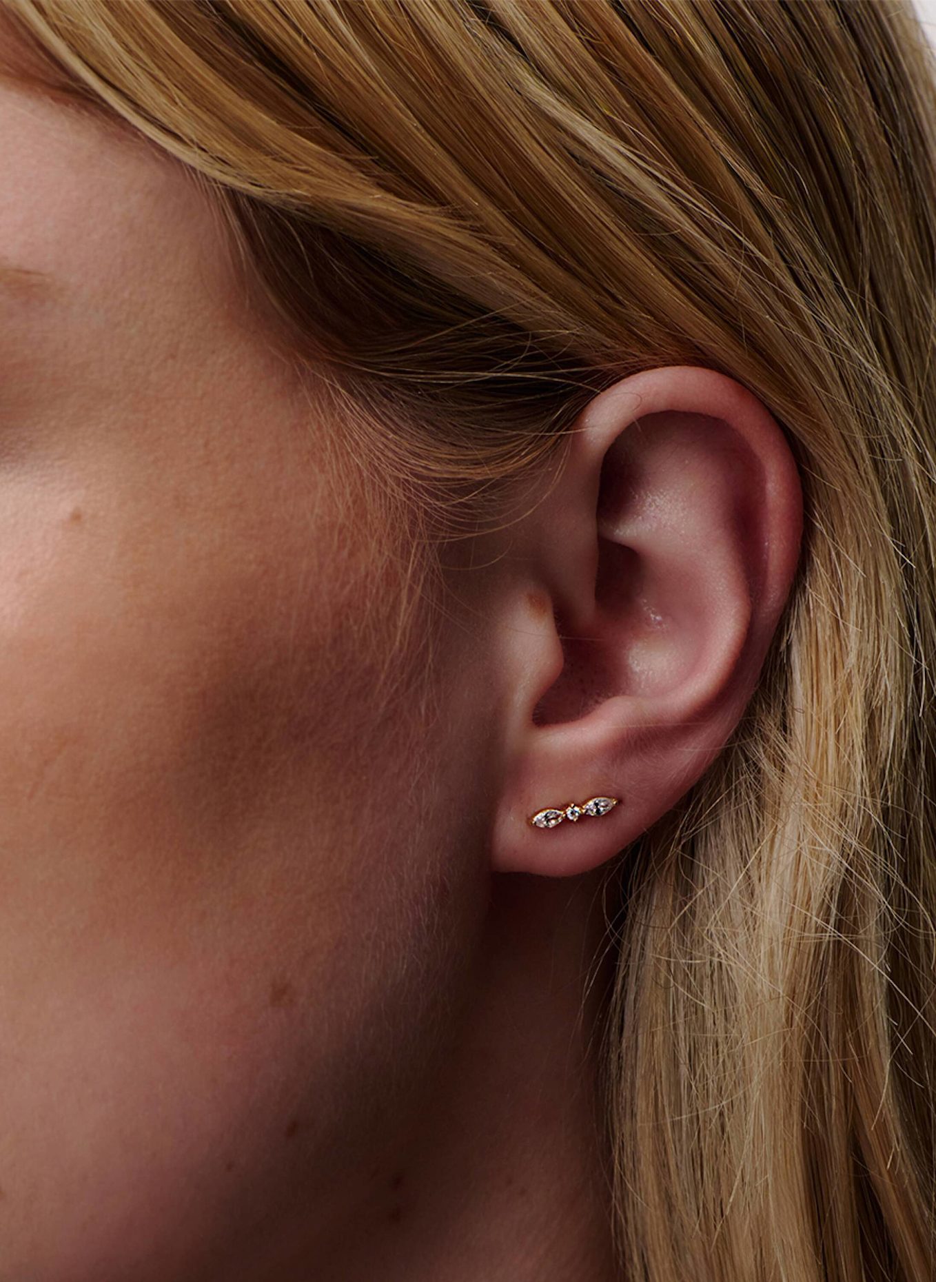 OHH LUILU Ohrstecker ROSALIE by GLAMBOU: GOLD