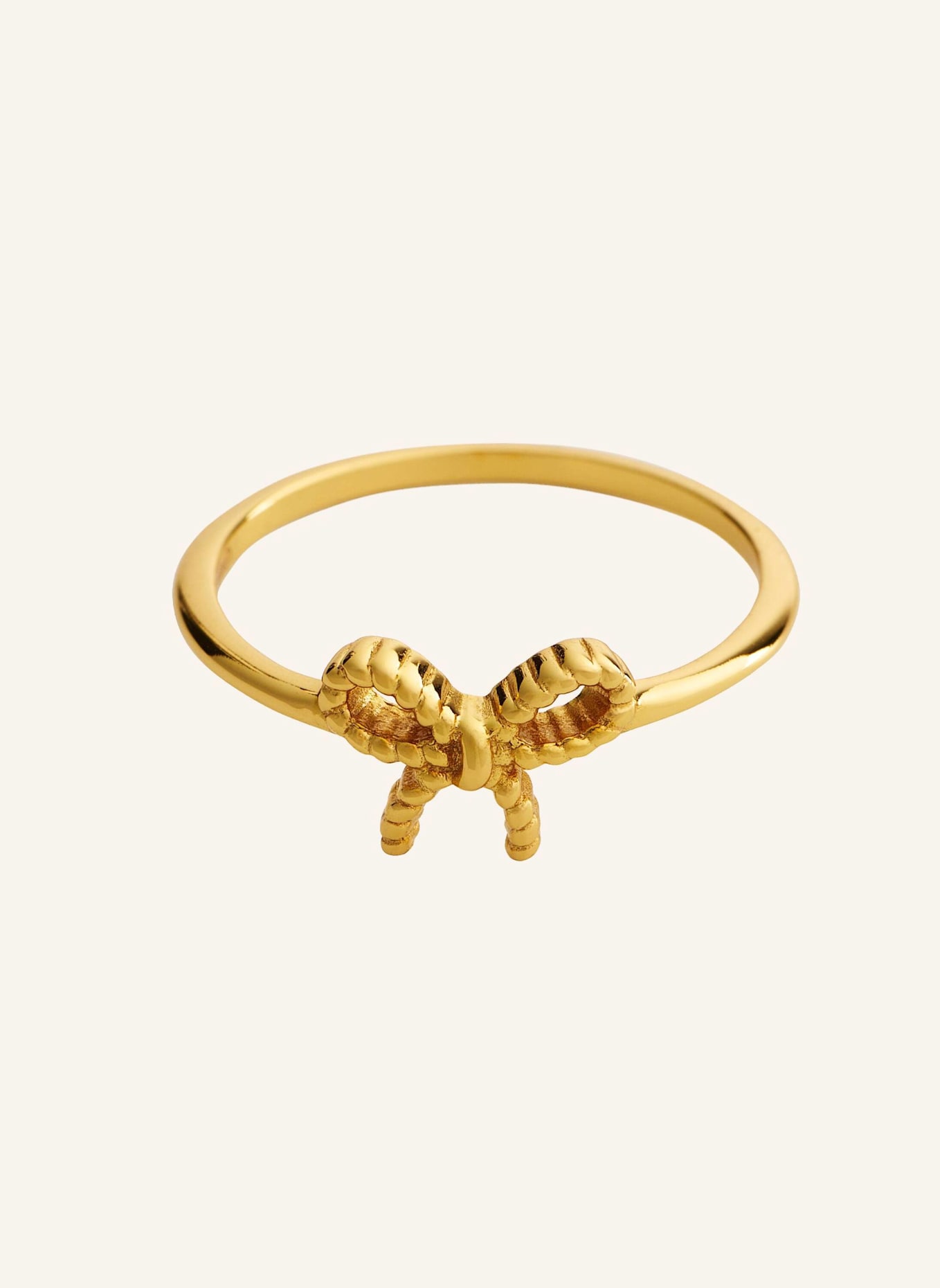 OHH LUILU Ringe ETERNAL BOW by GLAMBOU: GOLD