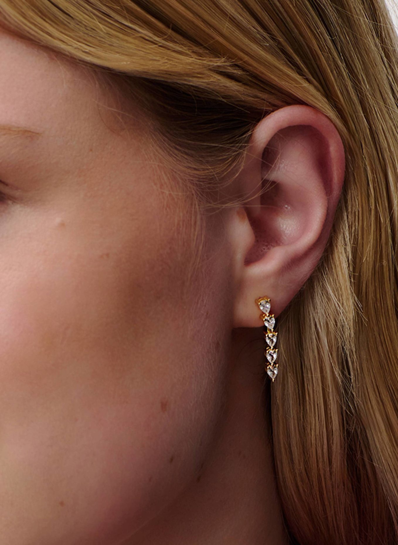 OHH LUILU Ohrhänger PEAR DROP by GLAMBOU: GOLD