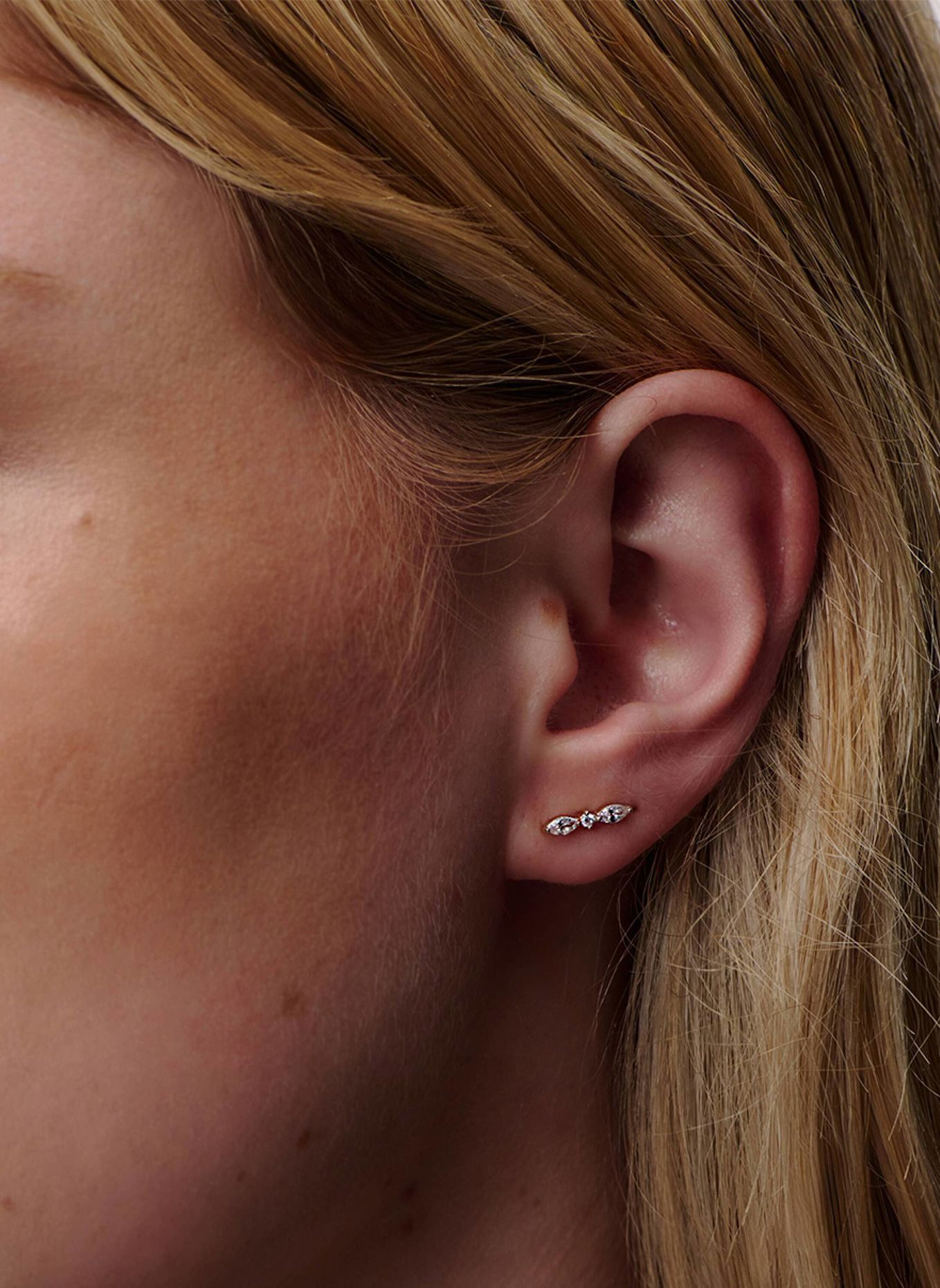 OHH LUILU Ohrstecker ROSALIE by GLAMBOU: GOLD