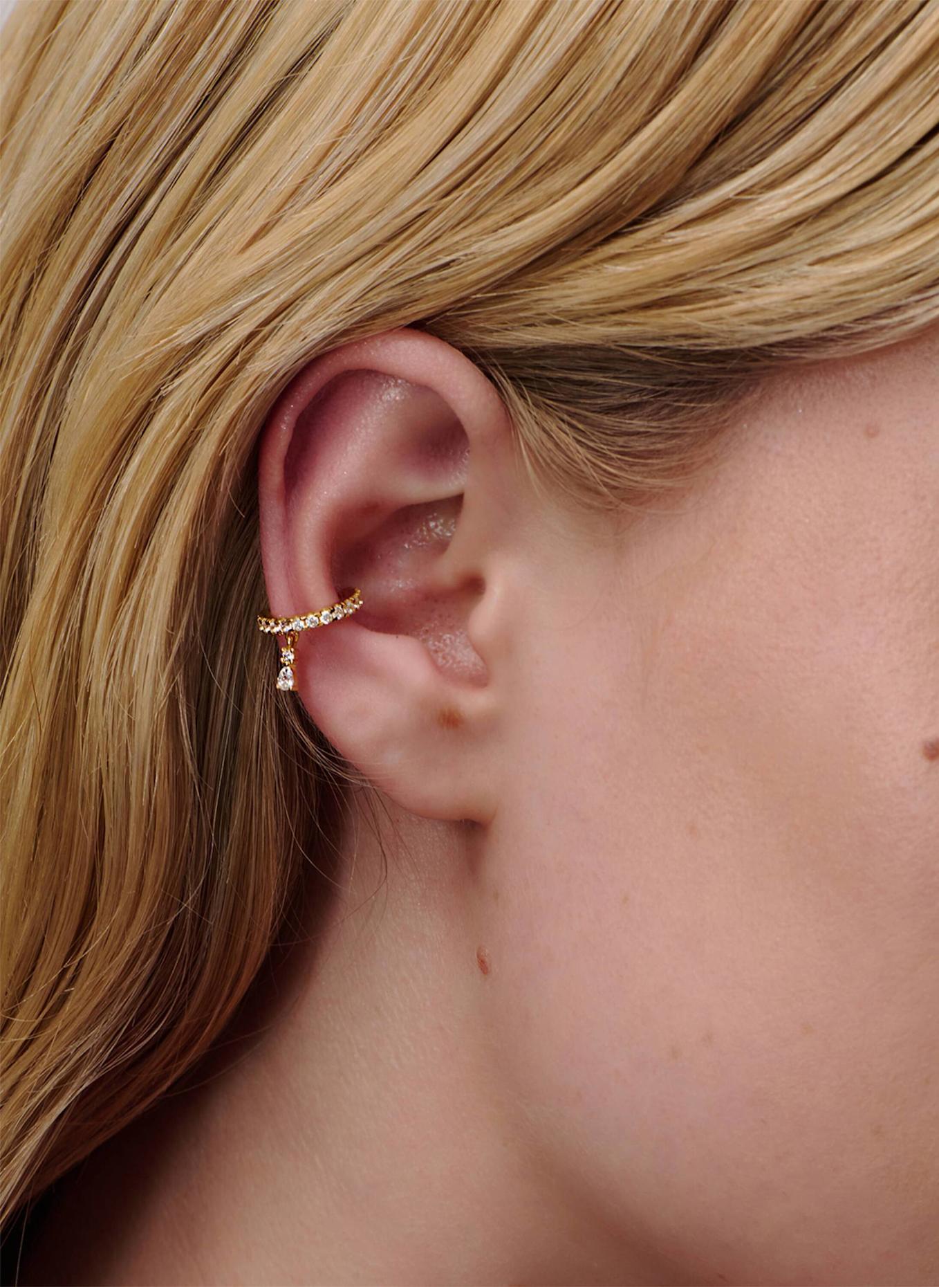 OHH LUILU Ohrhänger PEAR DROP by GLAMBOU: GOLD