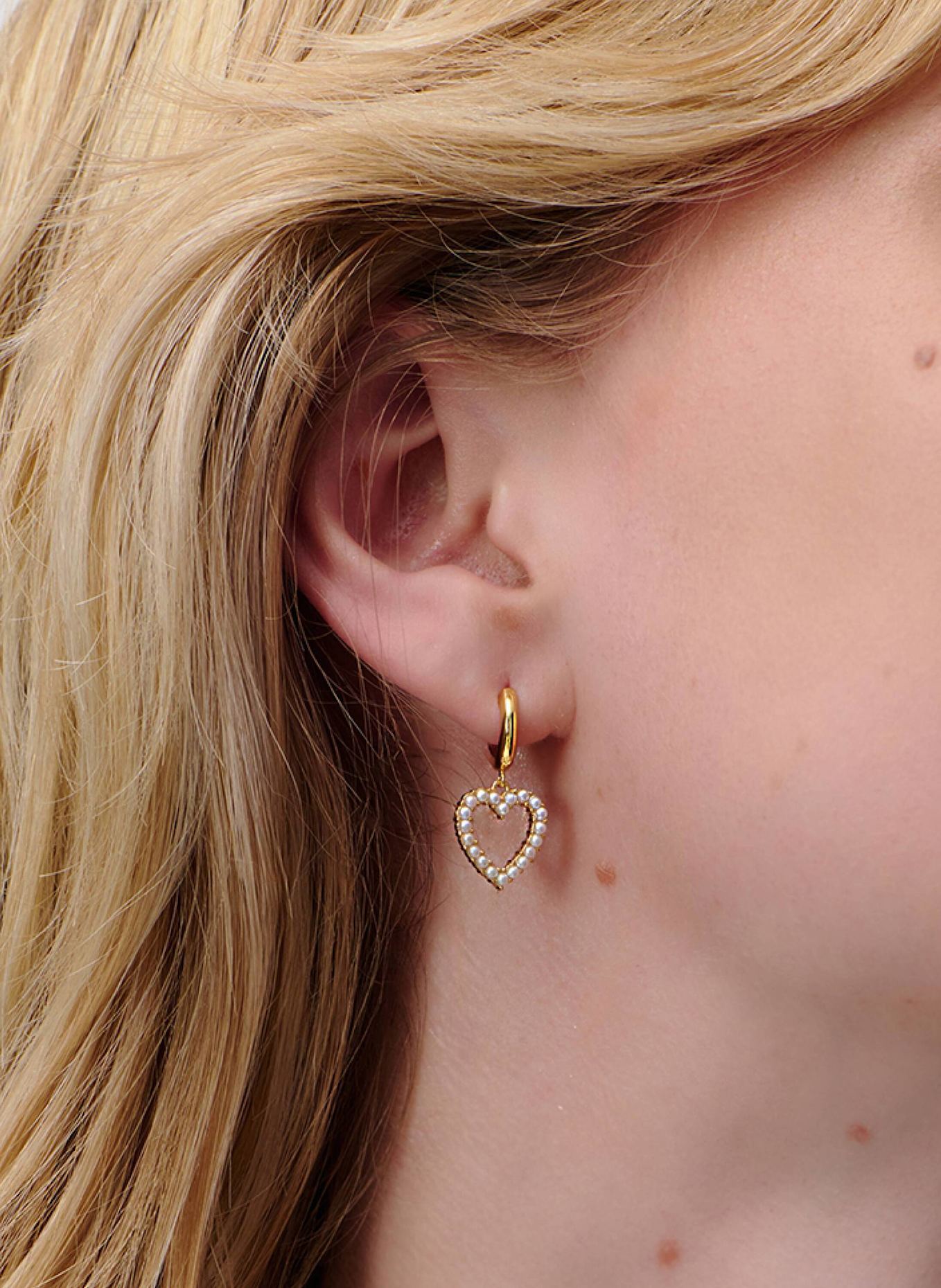 OHH LUILU Creolen ETERNAL HEART by GLAMBOU: GOLD