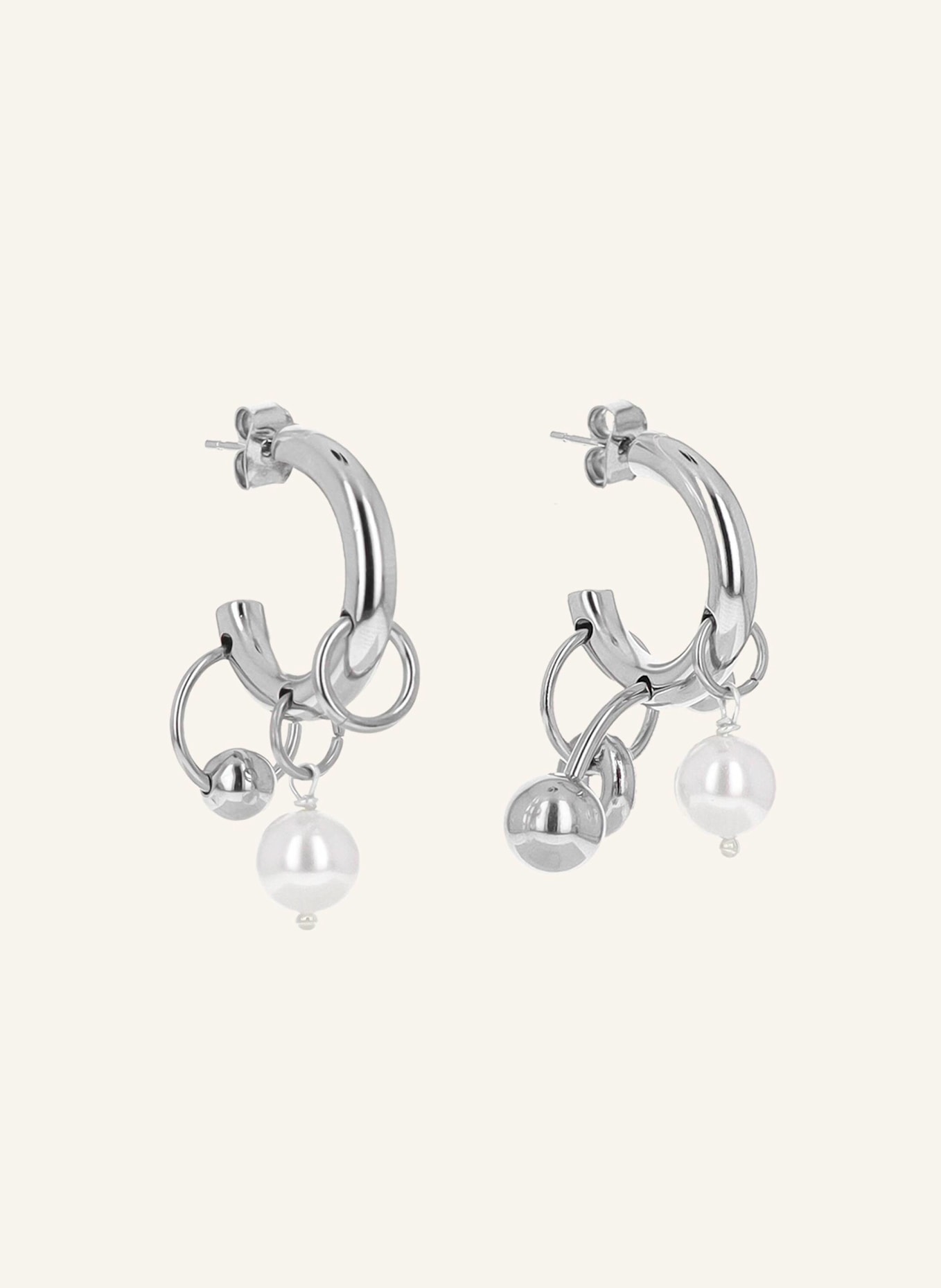 Justine Clenquet Creolen CHASE EARRINGS by GLAMBOU: SILBER