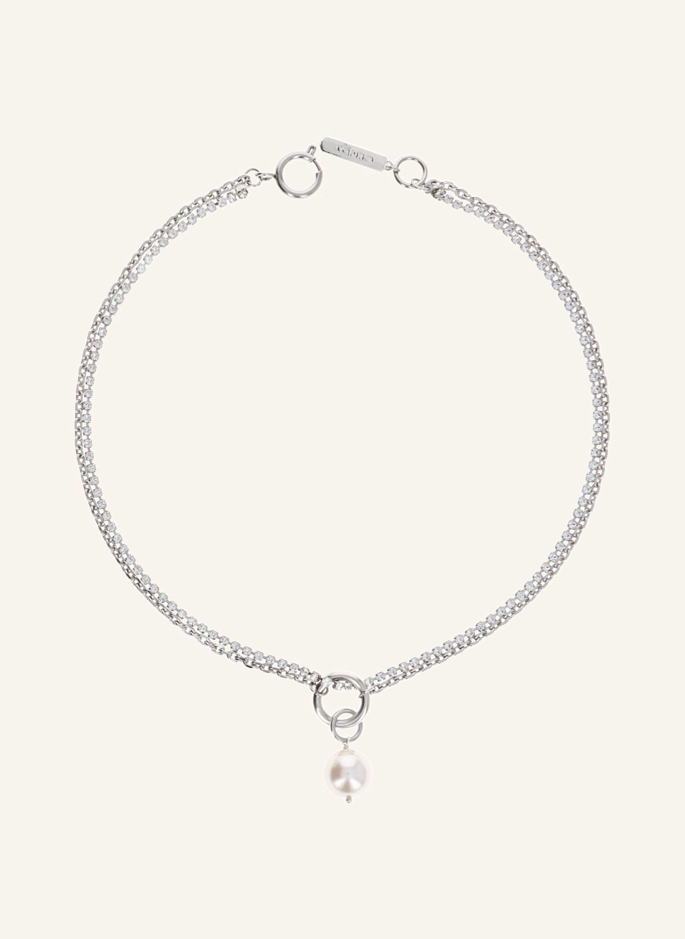 Justine Clenquet Halsschmuck ROMY CHOKER by GLAMBOU: SILBER