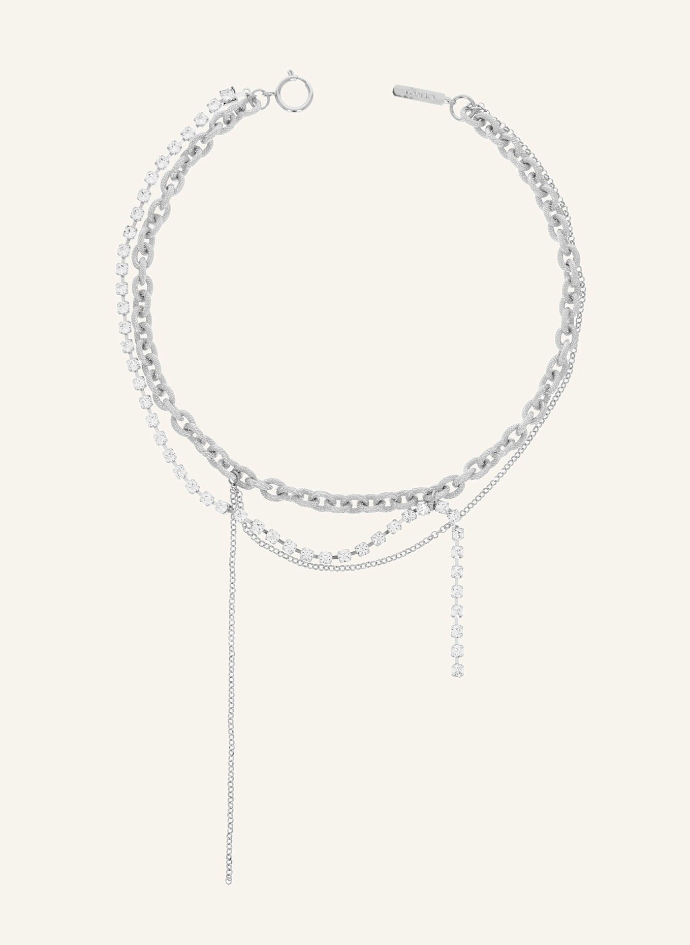 Justine Clenquet Halsschmuck DAISY NECKLACE by GLAMBOU: SILBER