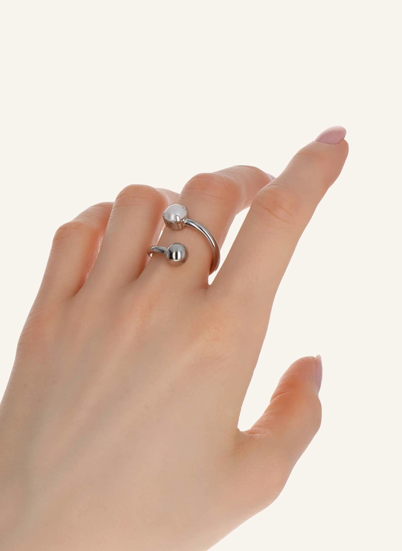 Justine Clenquet Ringe COCO RING by GLAMBOU: SILBER