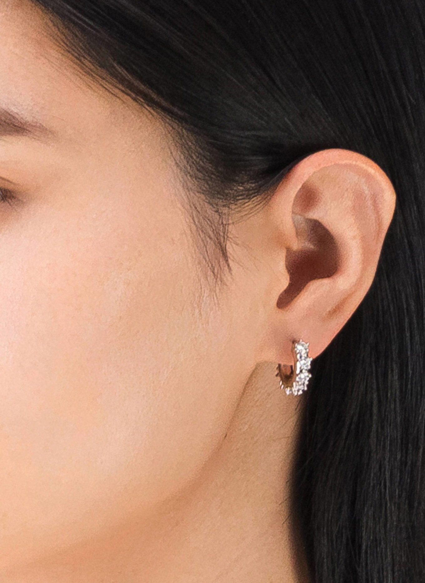 Justine Clenquet Creolen NINA SMALL EARRINGS by GLAMBOU: SILBER
