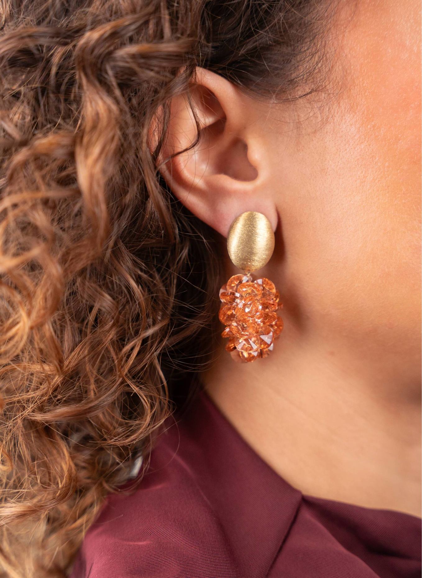 LOTT.gioielli Ohrhänger SOLEA LIGHT NEON FLARE by GLAMBOU: GOLD