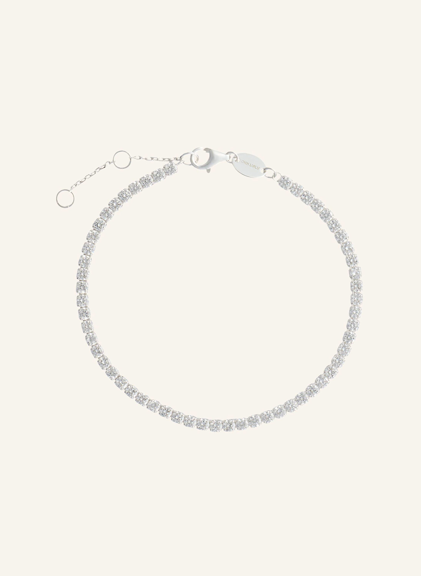 OHH LUILU Armband TENNIS BRACELET by GLAMBOU: SILBER