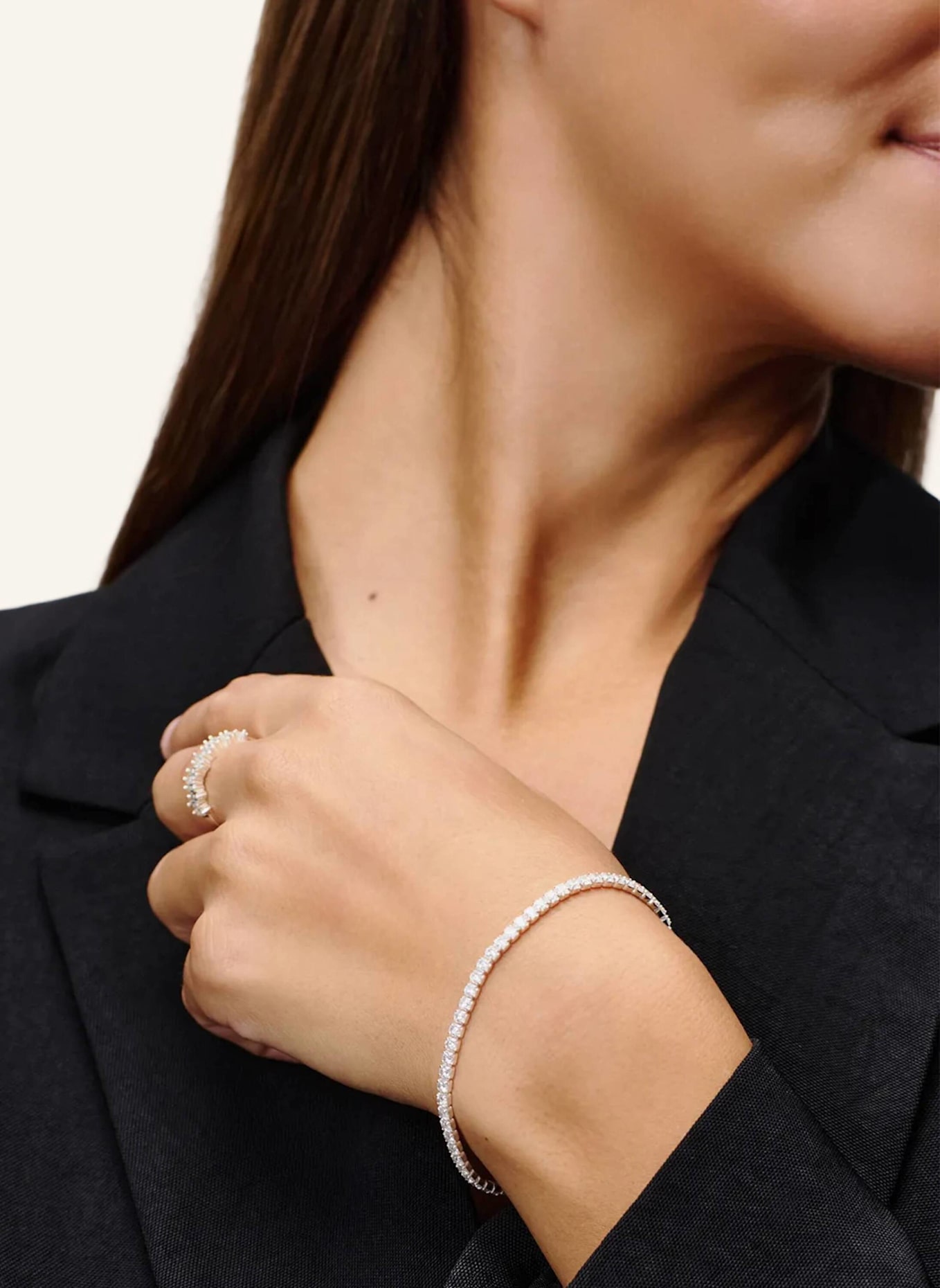 OHH LUILU Armband TENNIS BRACELET by GLAMBOU: SILBER