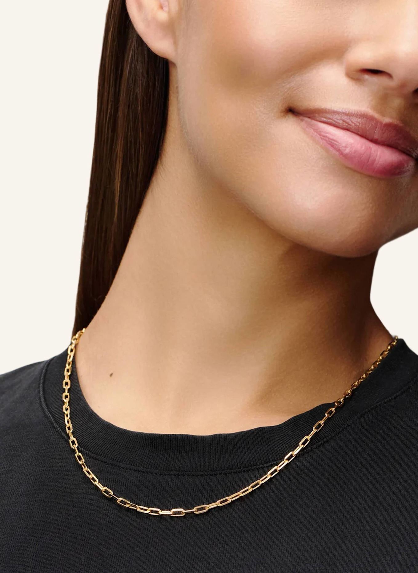 Pompidou Kette AMéLIE 3MM by GLAMBOU: GOLD