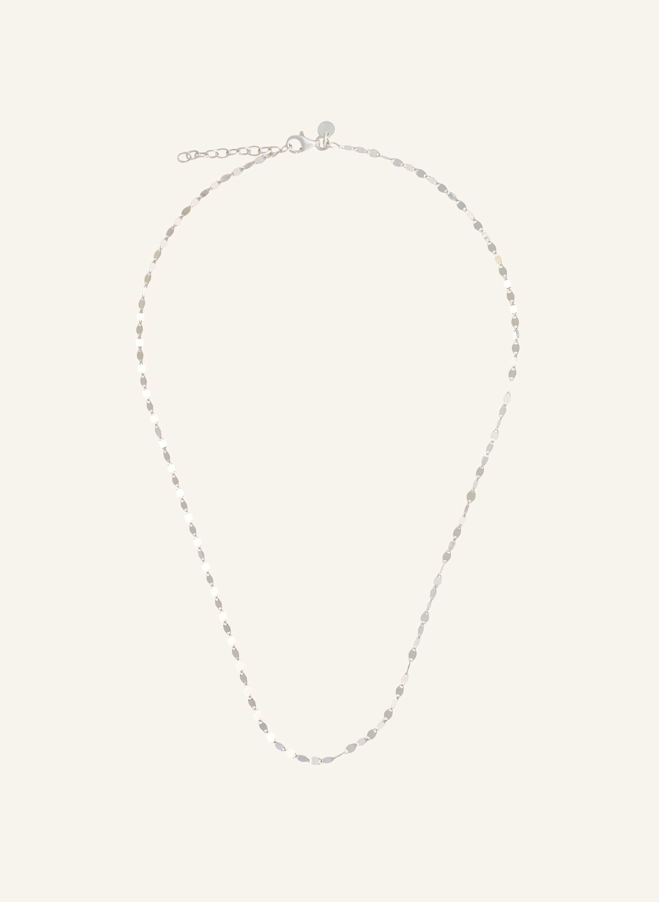 Pompidou Kette FLORENTINA by GLAMBOU: SILBER