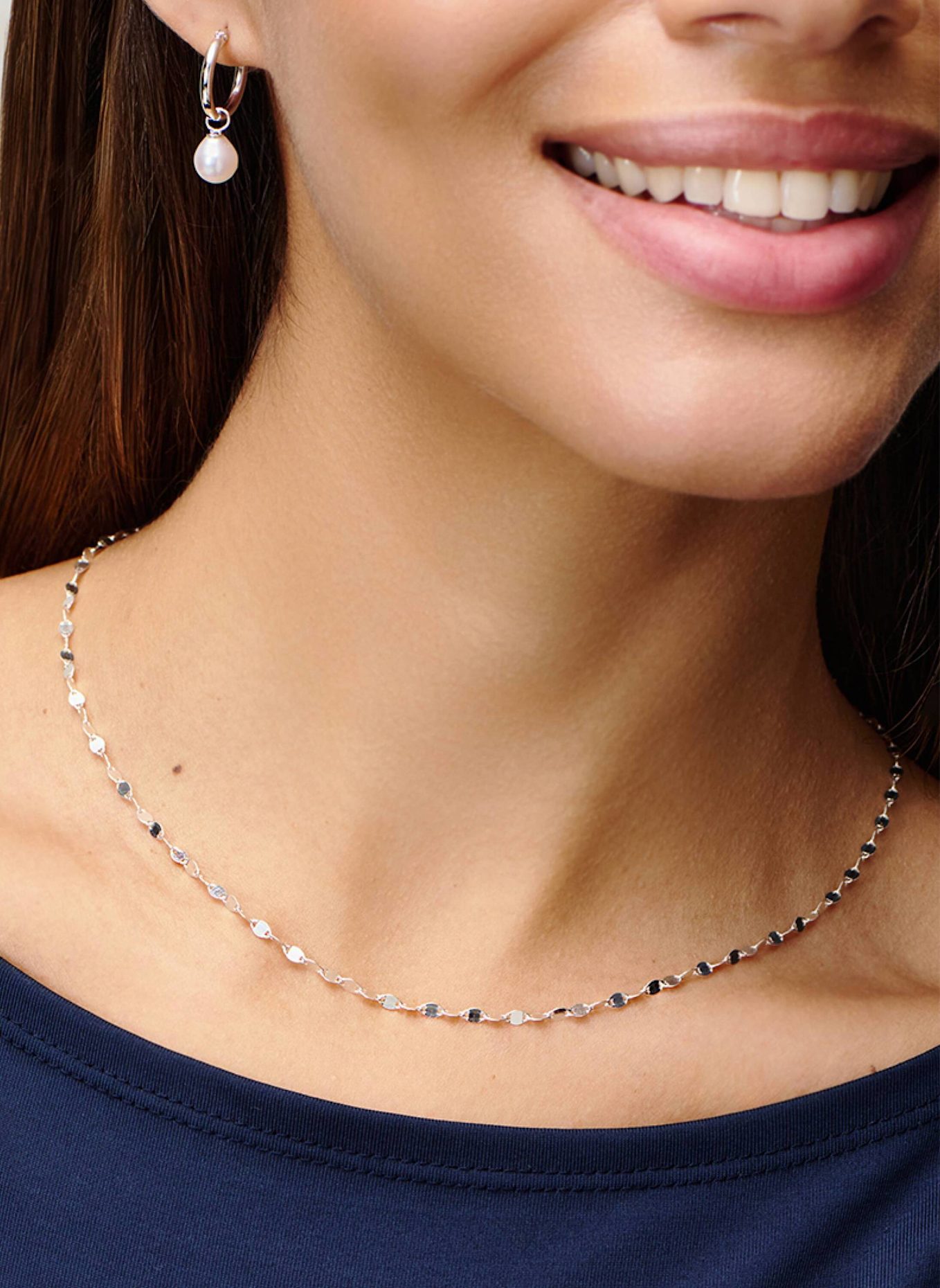 Pompidou Kette FLORENTINA by GLAMBOU: SILBER