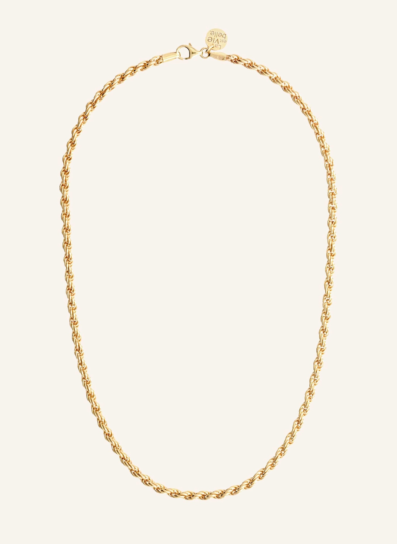 Pompidou Kette RUBY BOLD ROPE CHAIN by GLAMBOU: GOLD