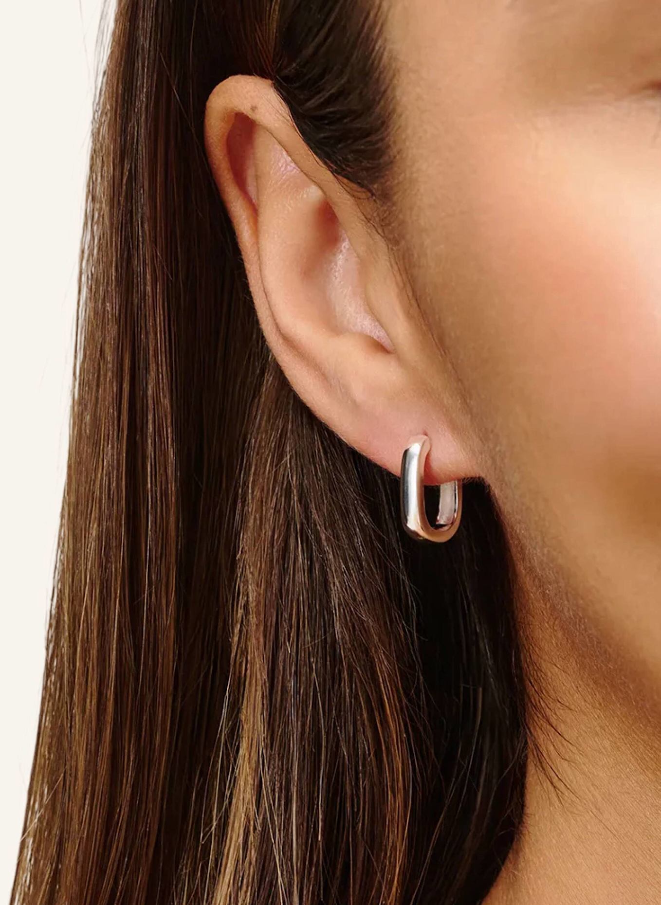 Pompidou Ohrringe CHLOE MINI by GLAMBOU: SILBER