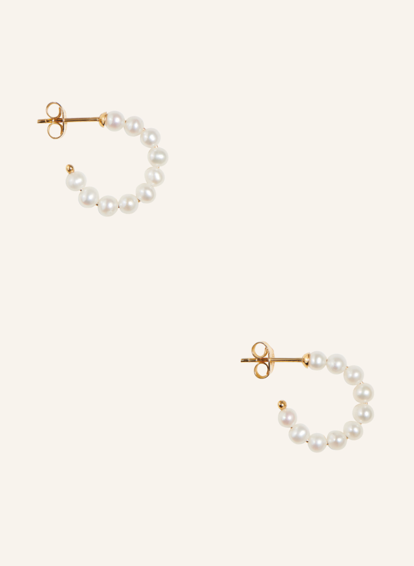 Pompidou Ohrringe ROXANNE TINY by GLAMBOU: GOLD