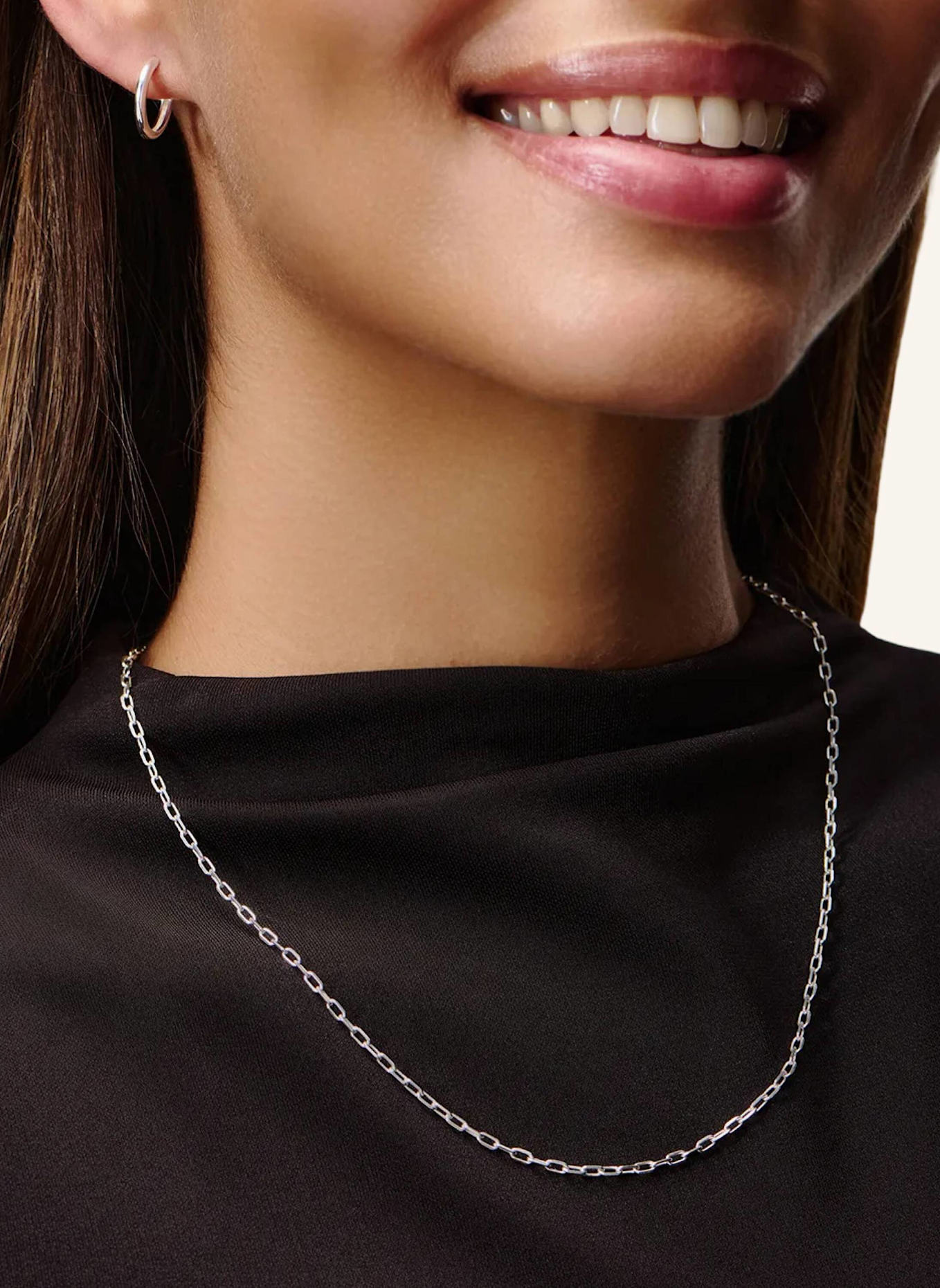 Pompidou Kette AMéLIE 2MM by GLAMBOU: SILBER