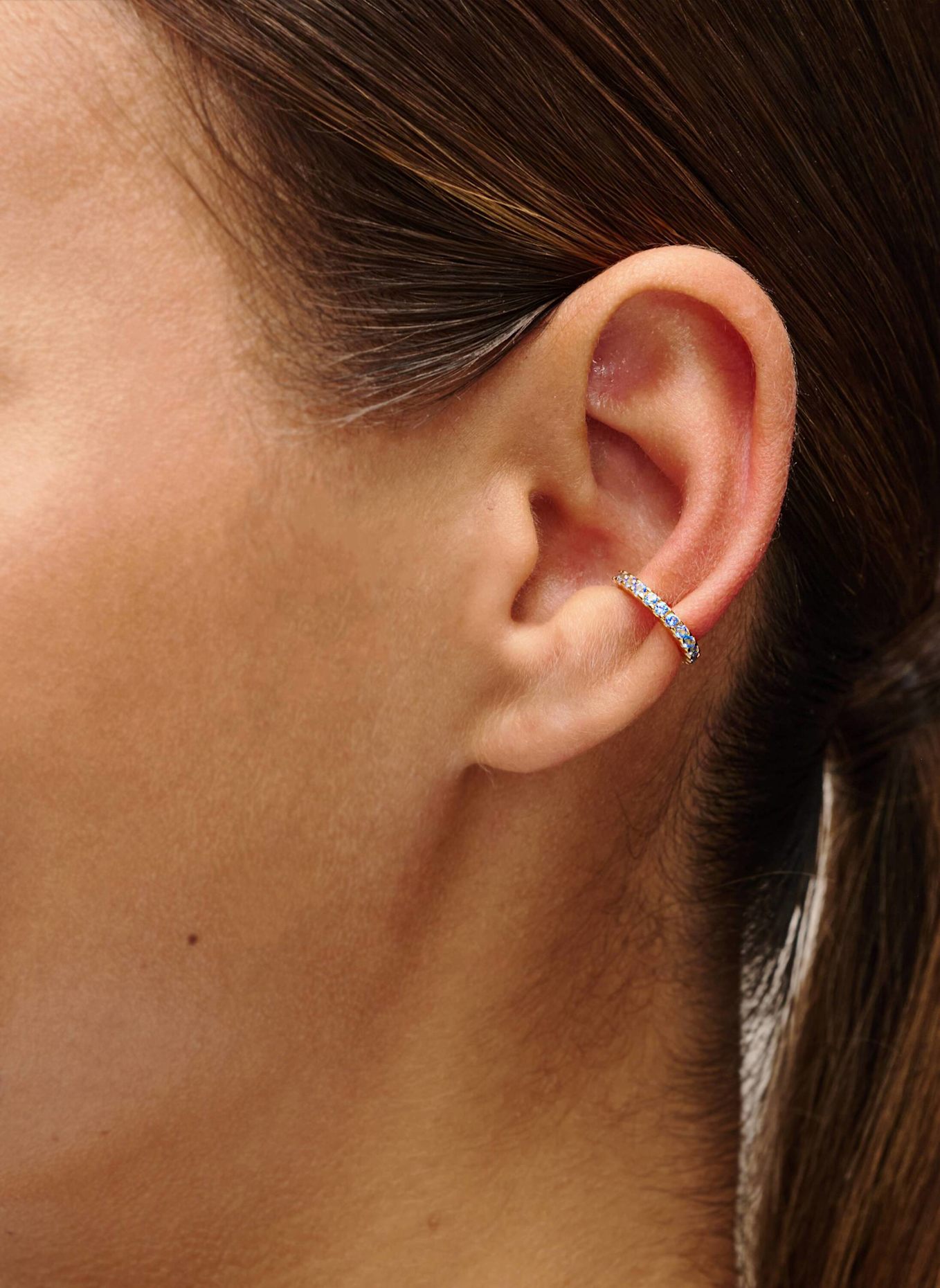 OHH LUILU Ohrhänger KYLEE AQUA CUFF by GLAMBOU: GOLD