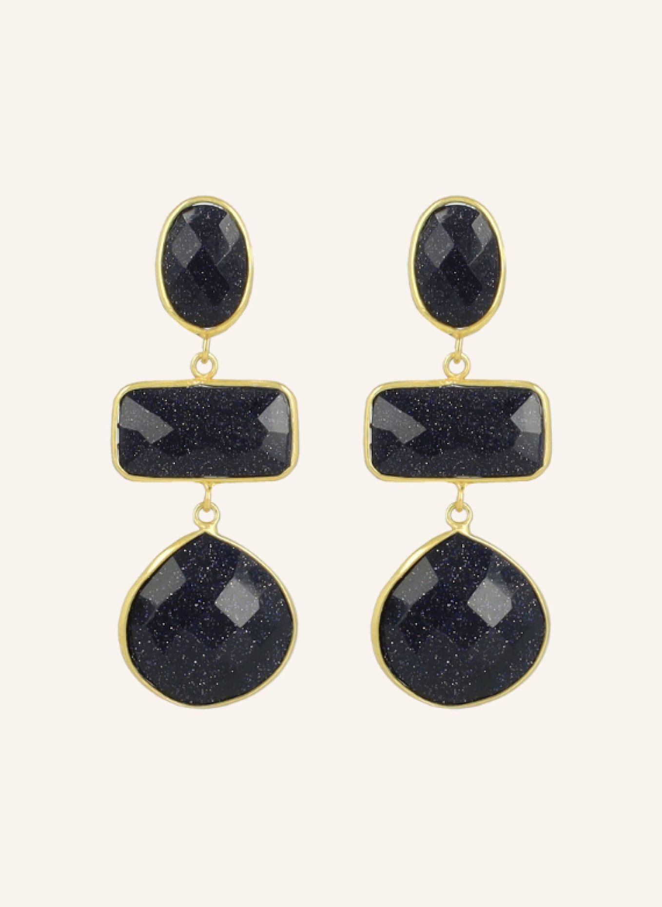 LOTT.gioielli Ohrhänger LUNE STARGAZING by GLAMBOU: GOLD