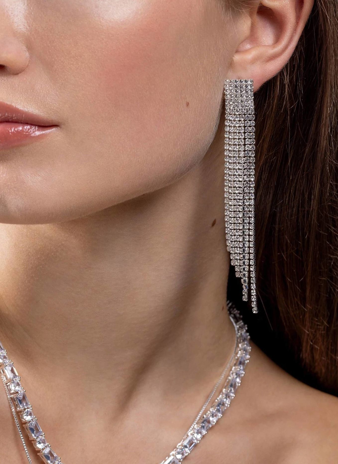 CRYSTAL HAZE Ohrhänger NYC EARRINGS by GLAMBOU: SILBER