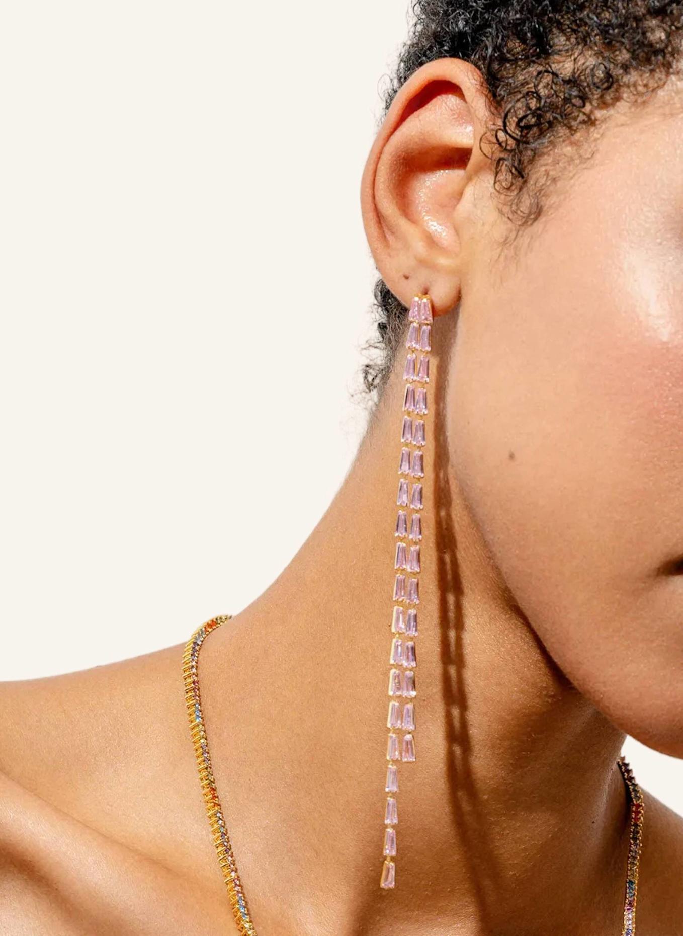 CRYSTAL HAZE Ohrhänger PORTOFINO EARRINGS by GLAMBOU: GOLD