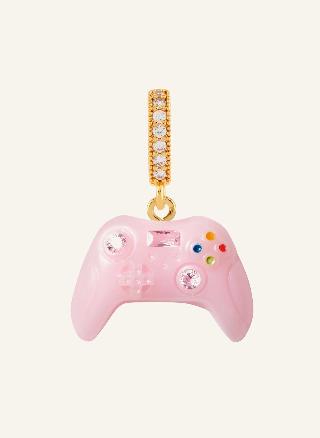 CRYSTAL HAZE Anhänger THE GAMER by GLAMBOU: GOLD