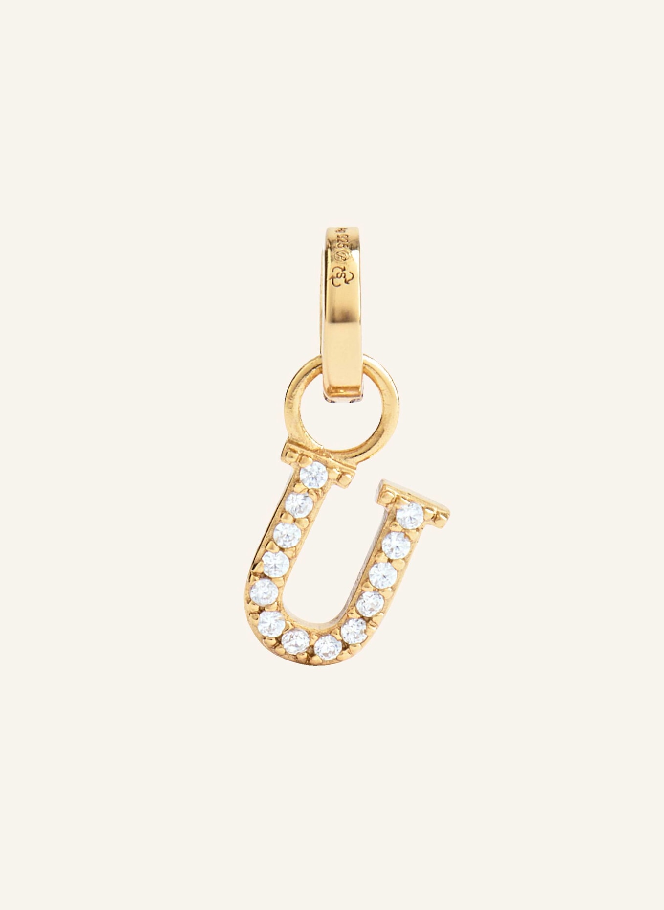 Pompidou Anhänger U by GLAMBOU: GOLD